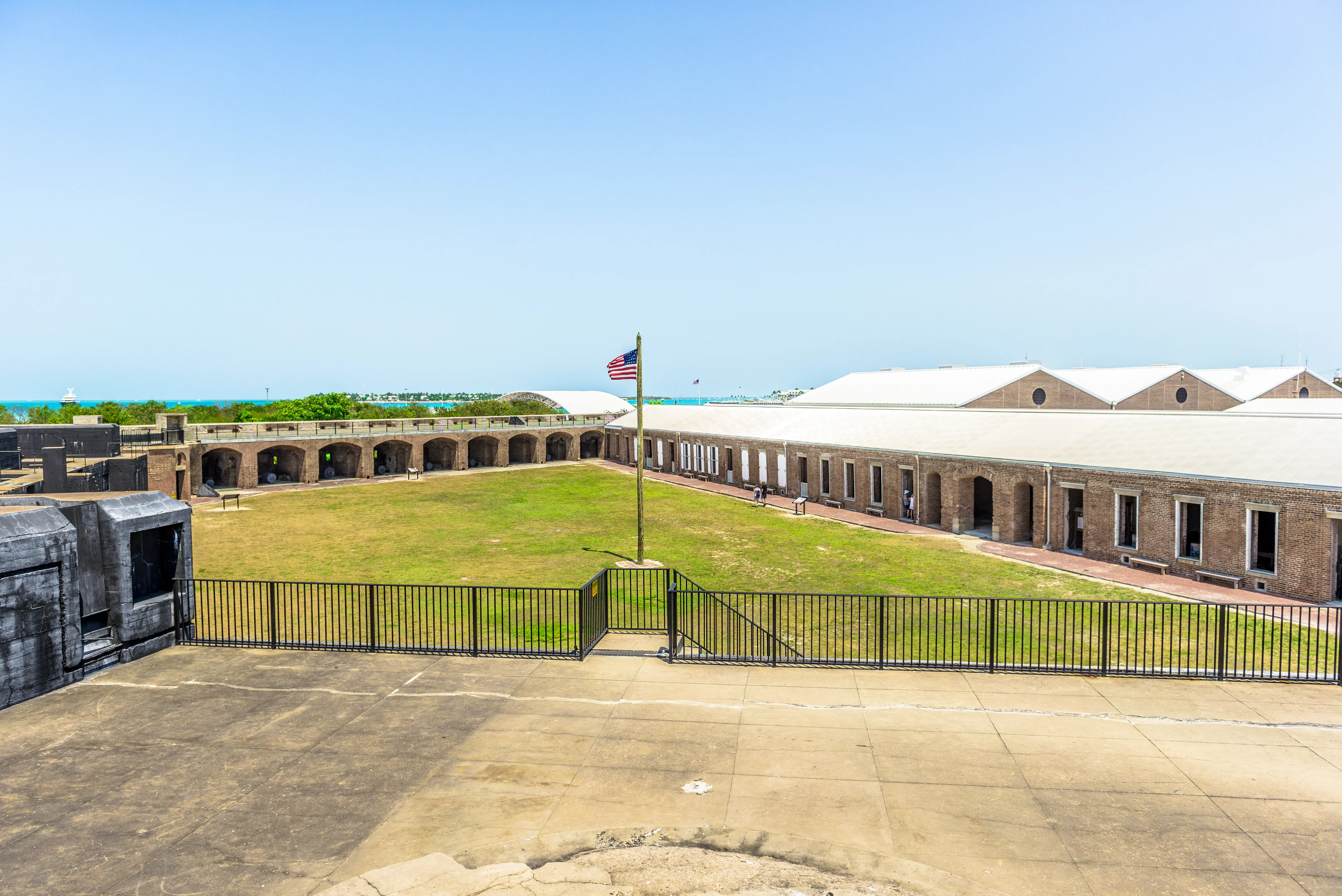 Fort Zachary Taylor, near southern tip of Key West, Florida.