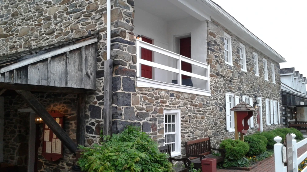 Exterior of Alexander Dobbin Dining Rooms in the Dobbin House in Gettysburg, PA.