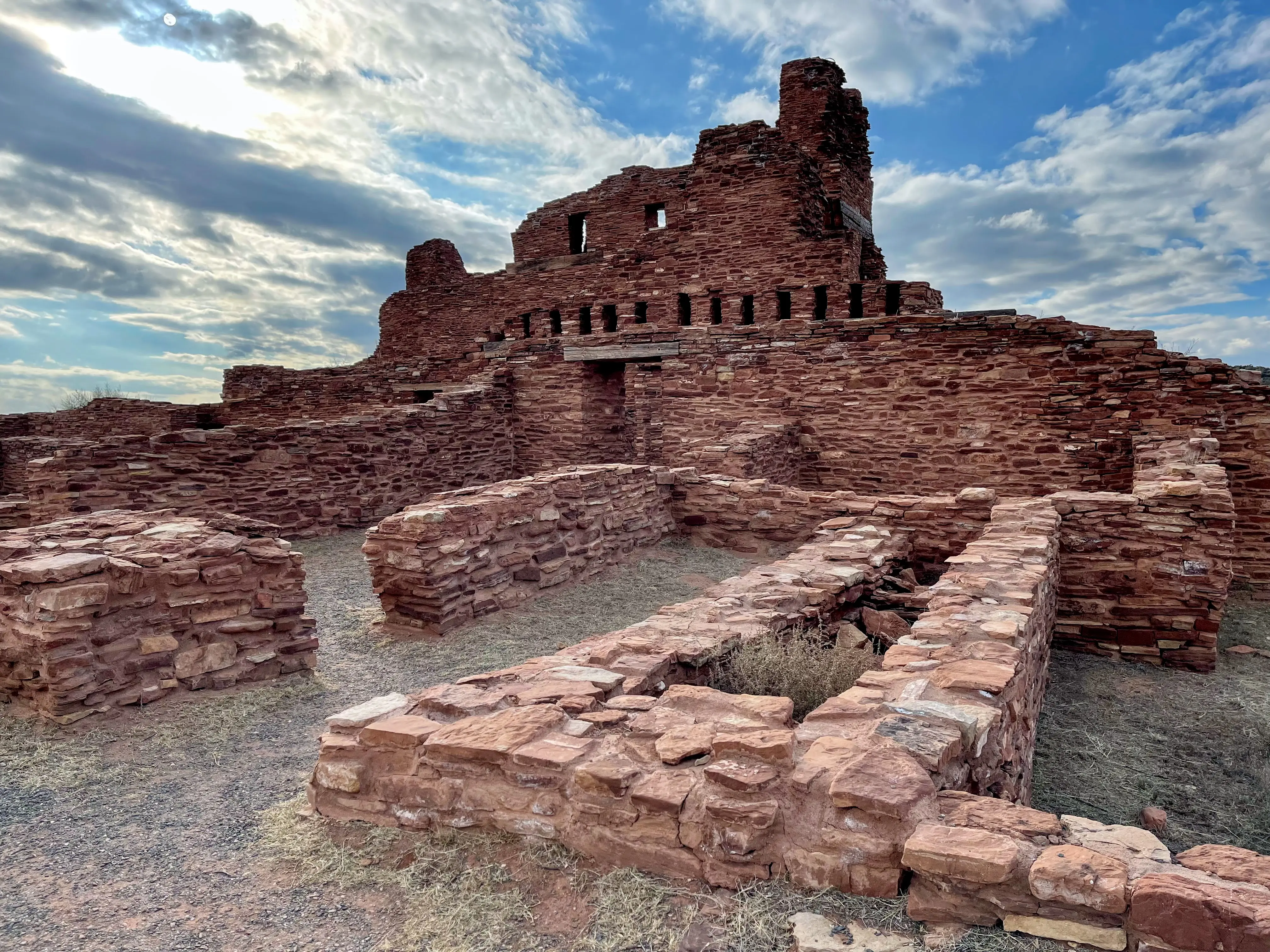 Outdoor image of Salinas Pueblo Missions National Monument near Albuquerque.
