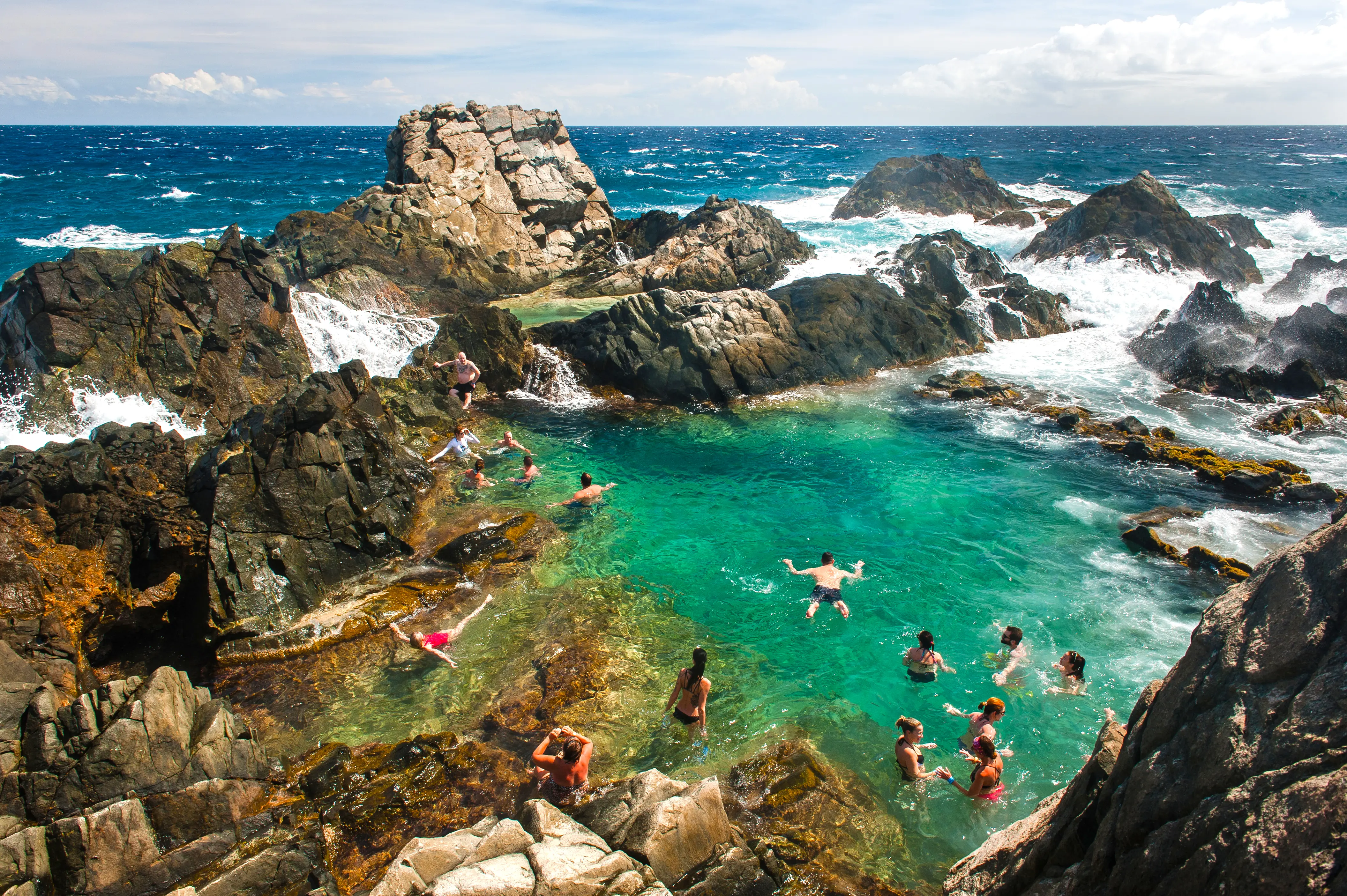 Natural pool in Arikok National Park