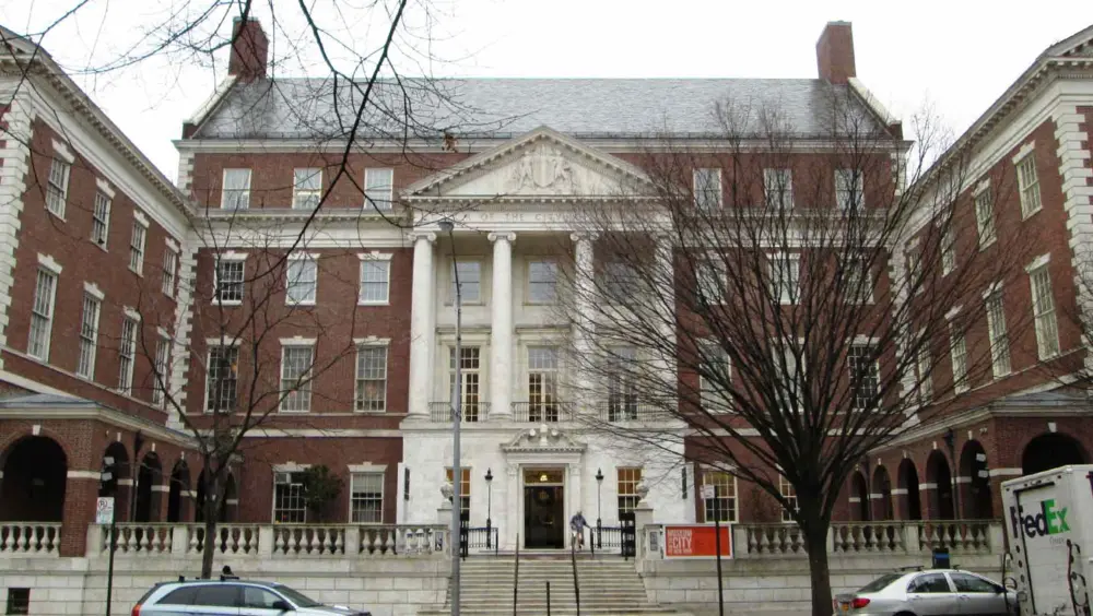 Exterior of the Museum of the City of New York, a popular fashion thing to do in New York.