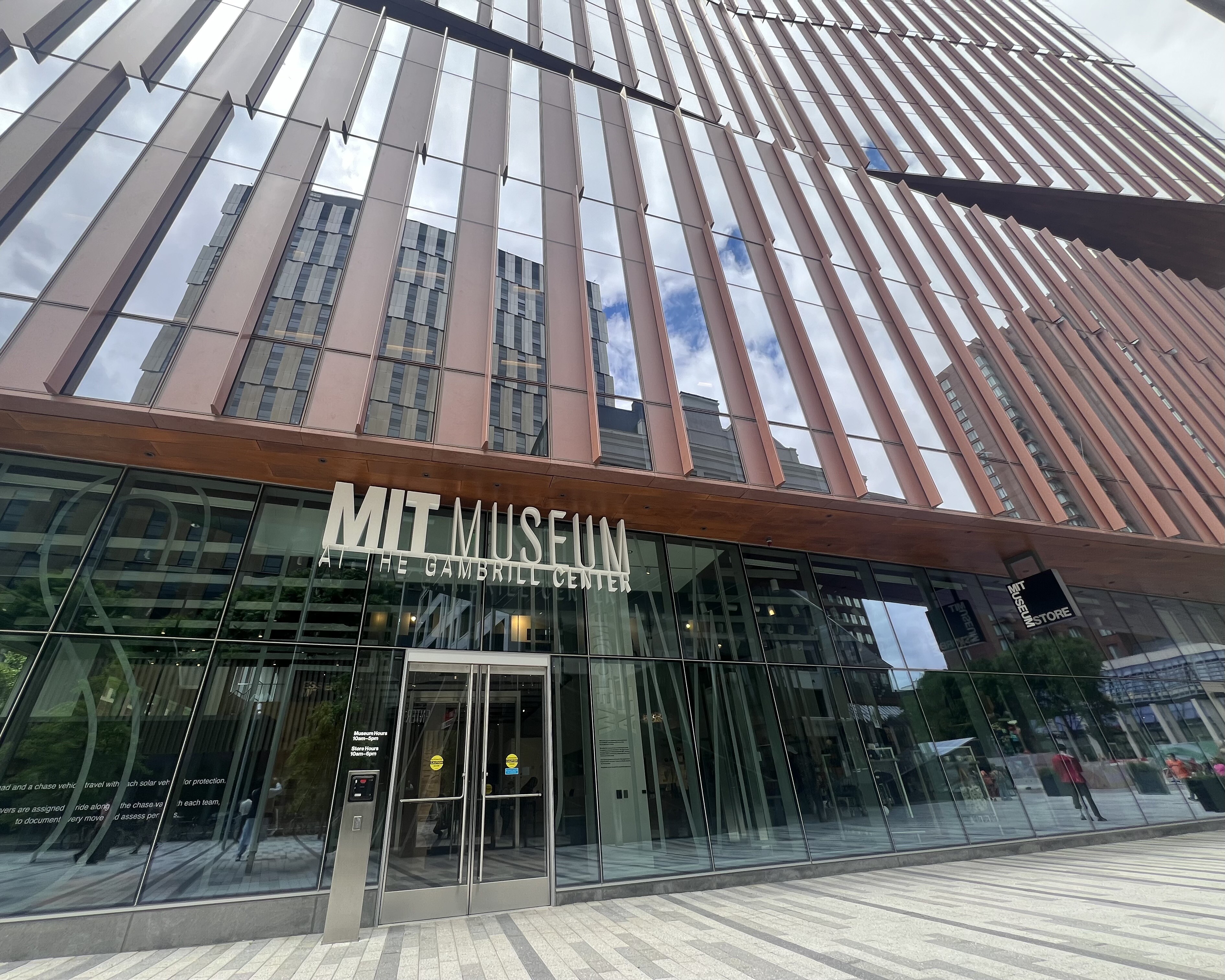 Exterior image of the MIT Museum in Boston.