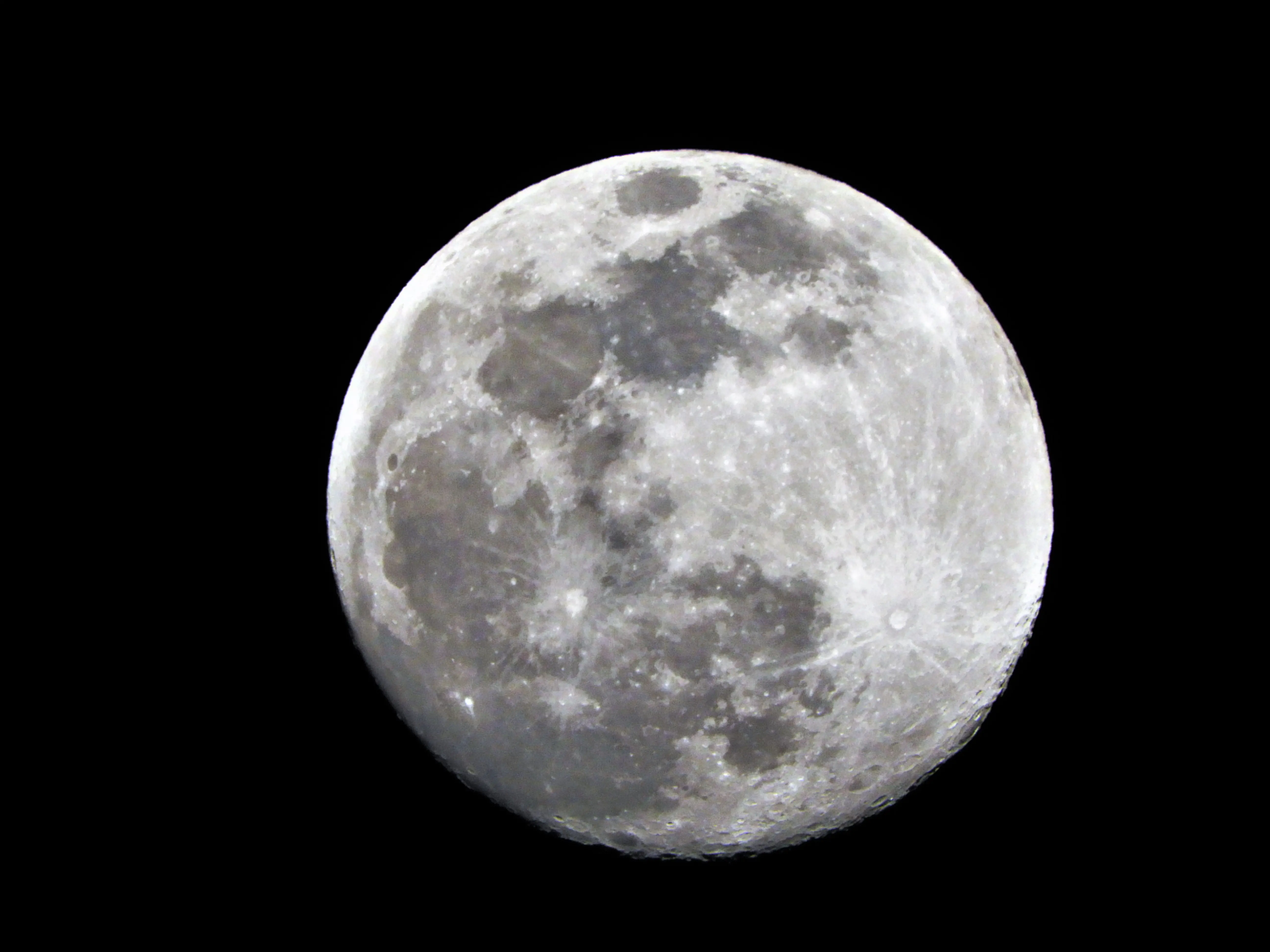 Photo of the moon close up