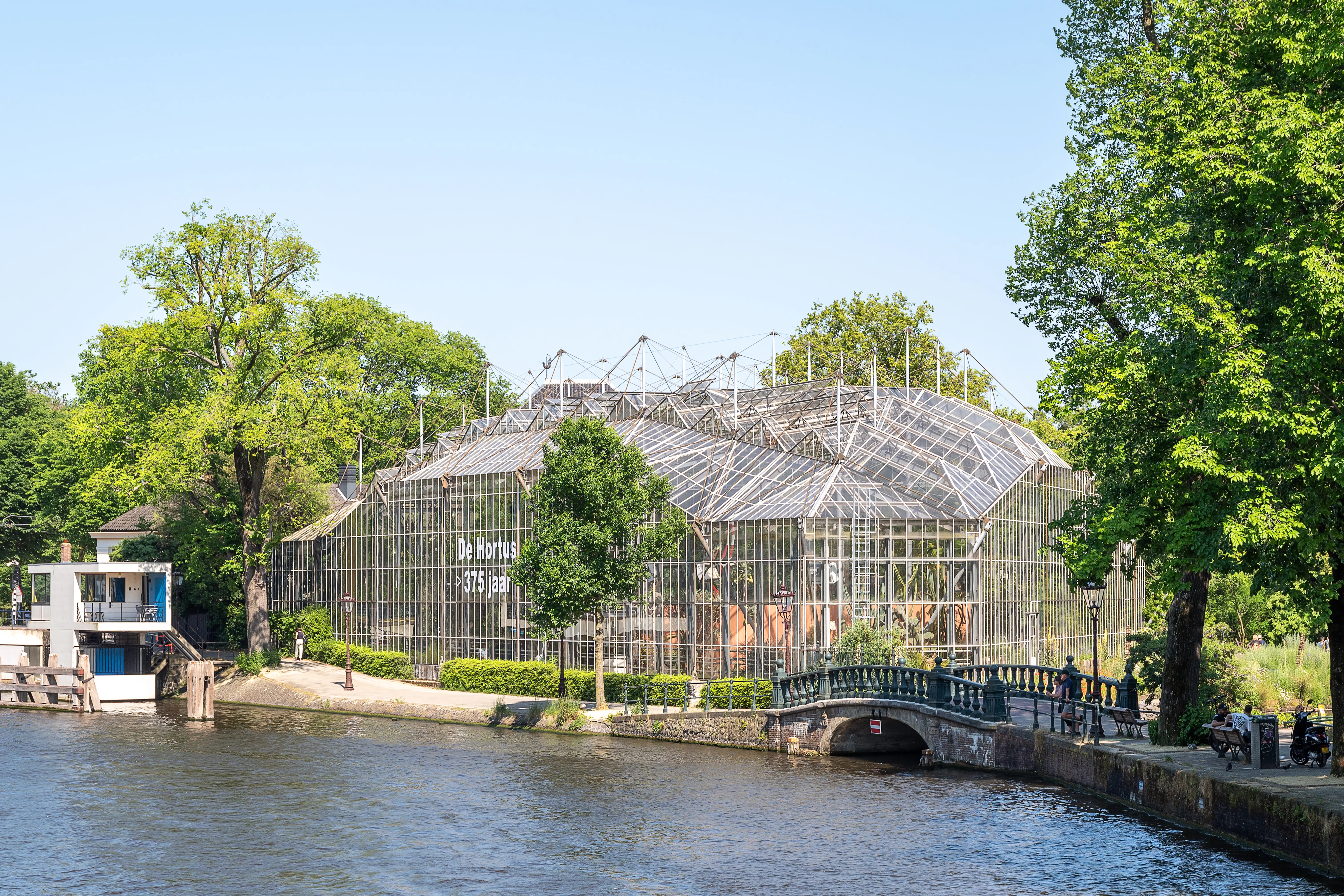 Exterior image of Hortus Botanicus botanical garden, Amsterdam.