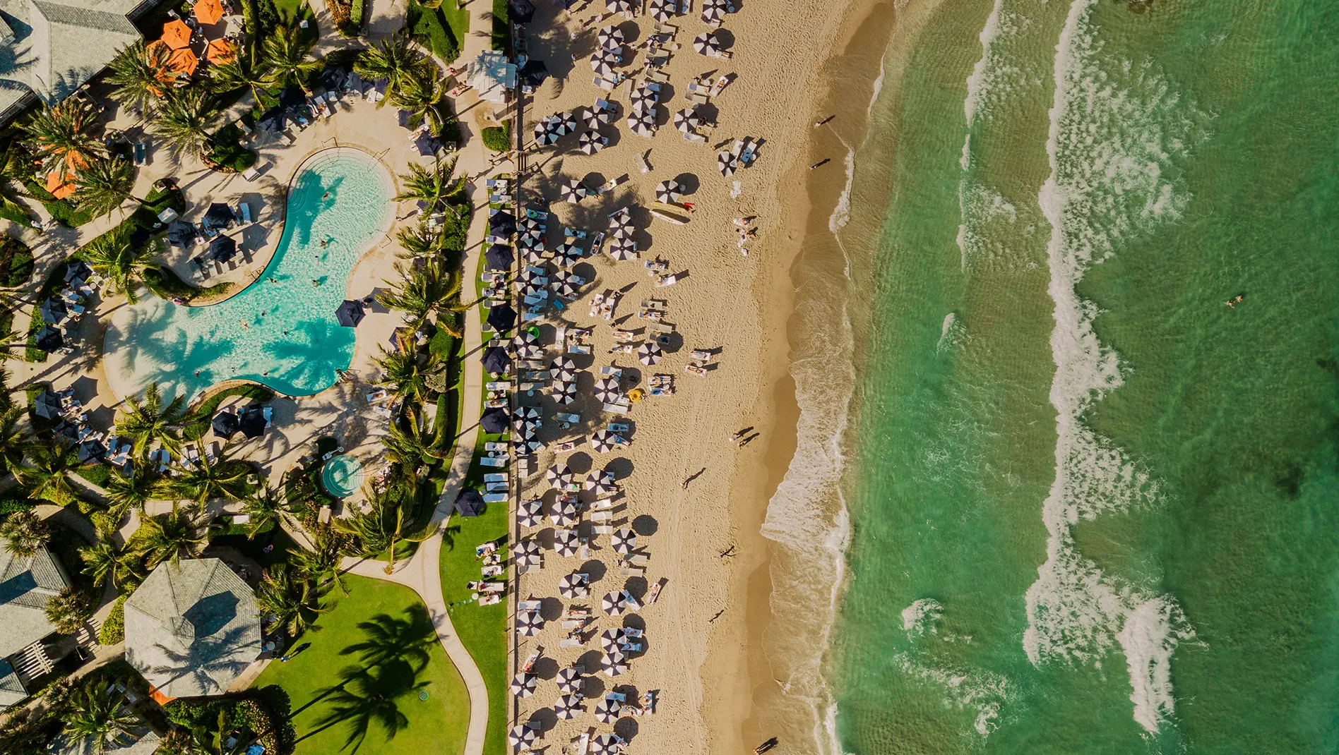 The beach in South Florida