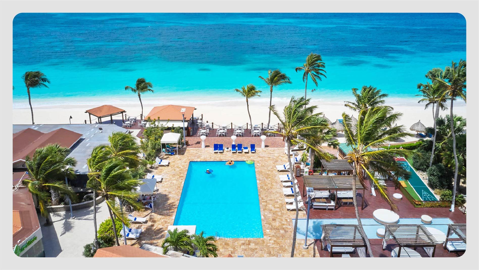 Divi Aruba All Inclusive pool area.