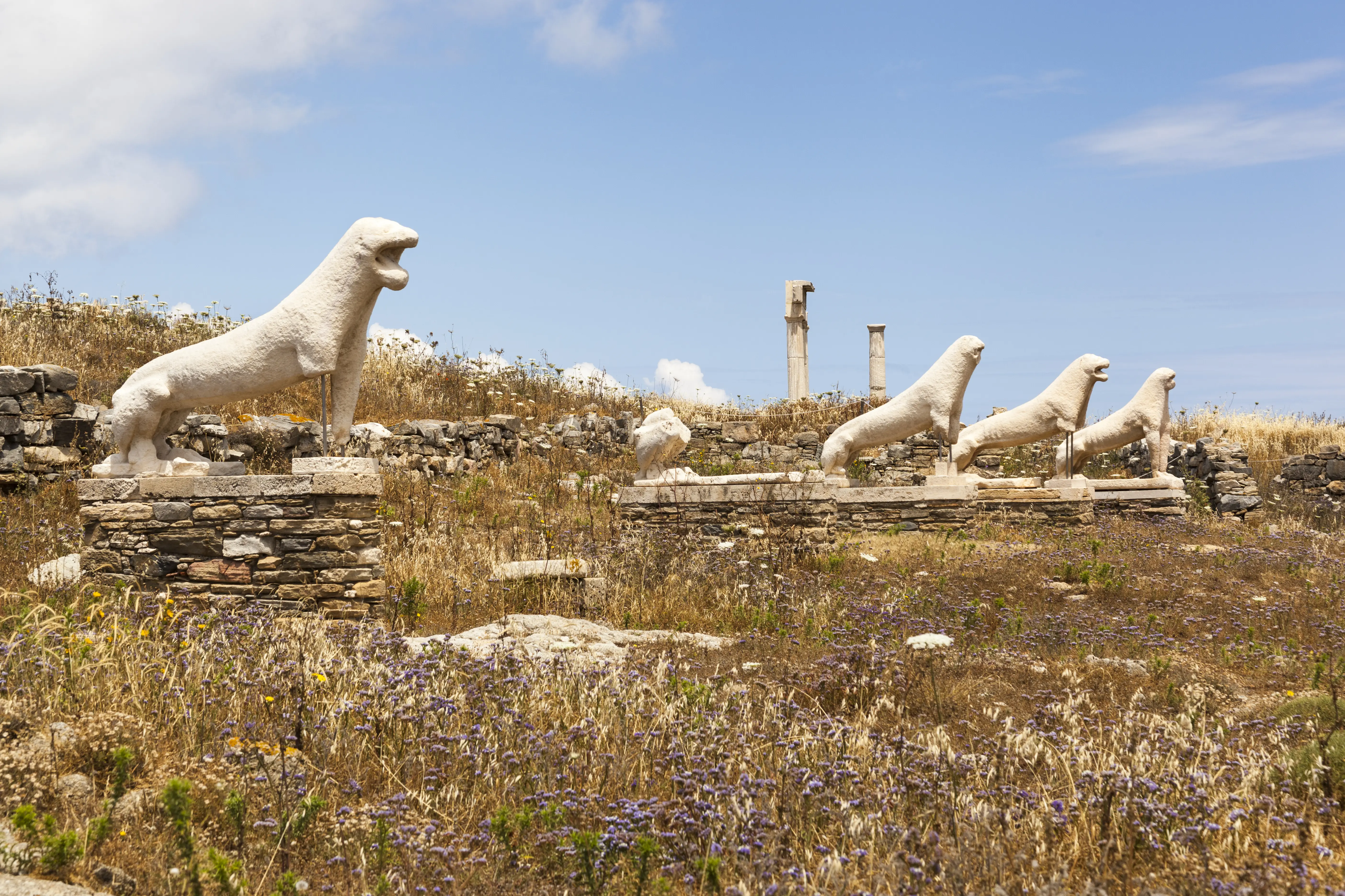 Photo of Lions of the Naxians Delos, Greece