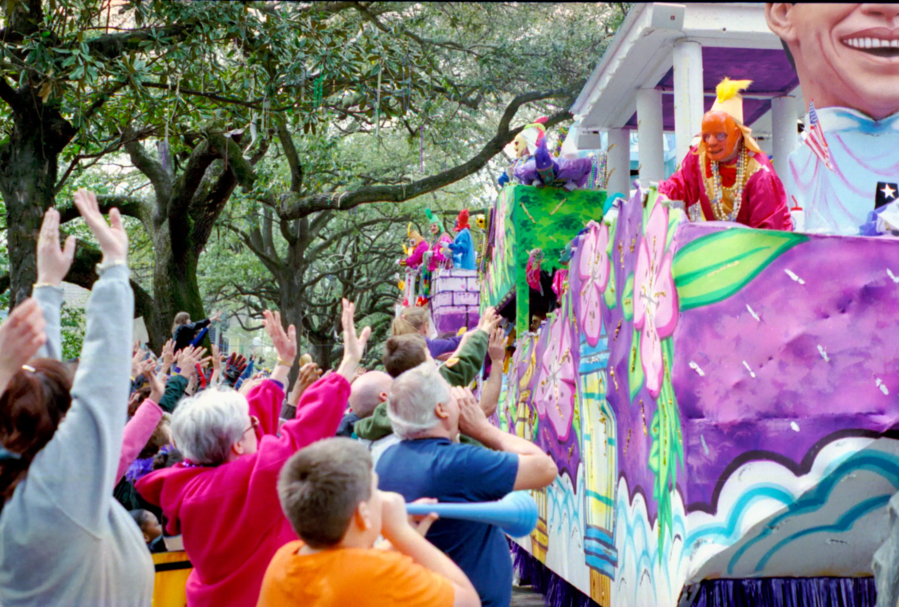 Mardi Gras parade in New Orleans