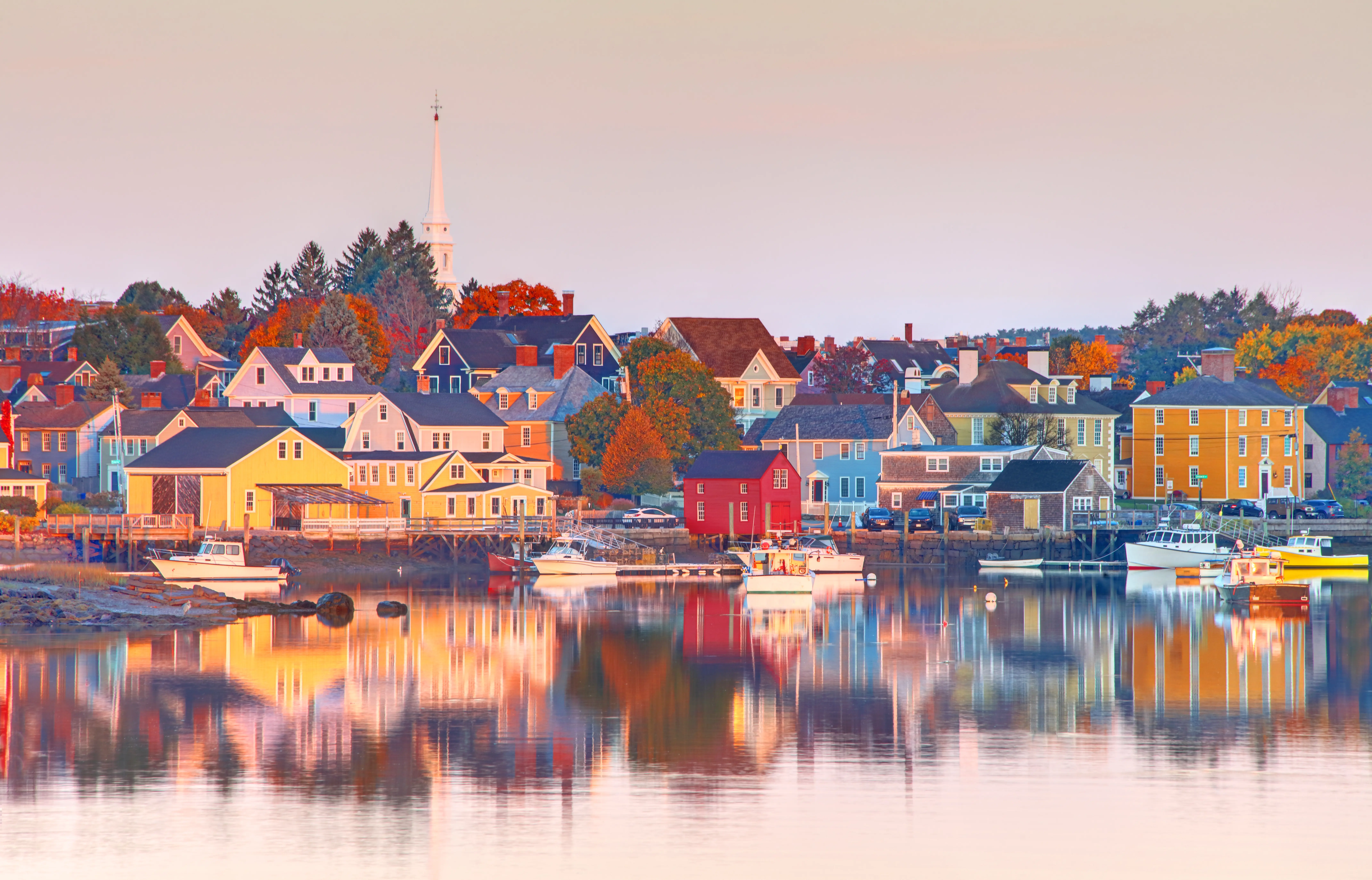 Ime of Autumn in Portsmouth, New Hampshire.