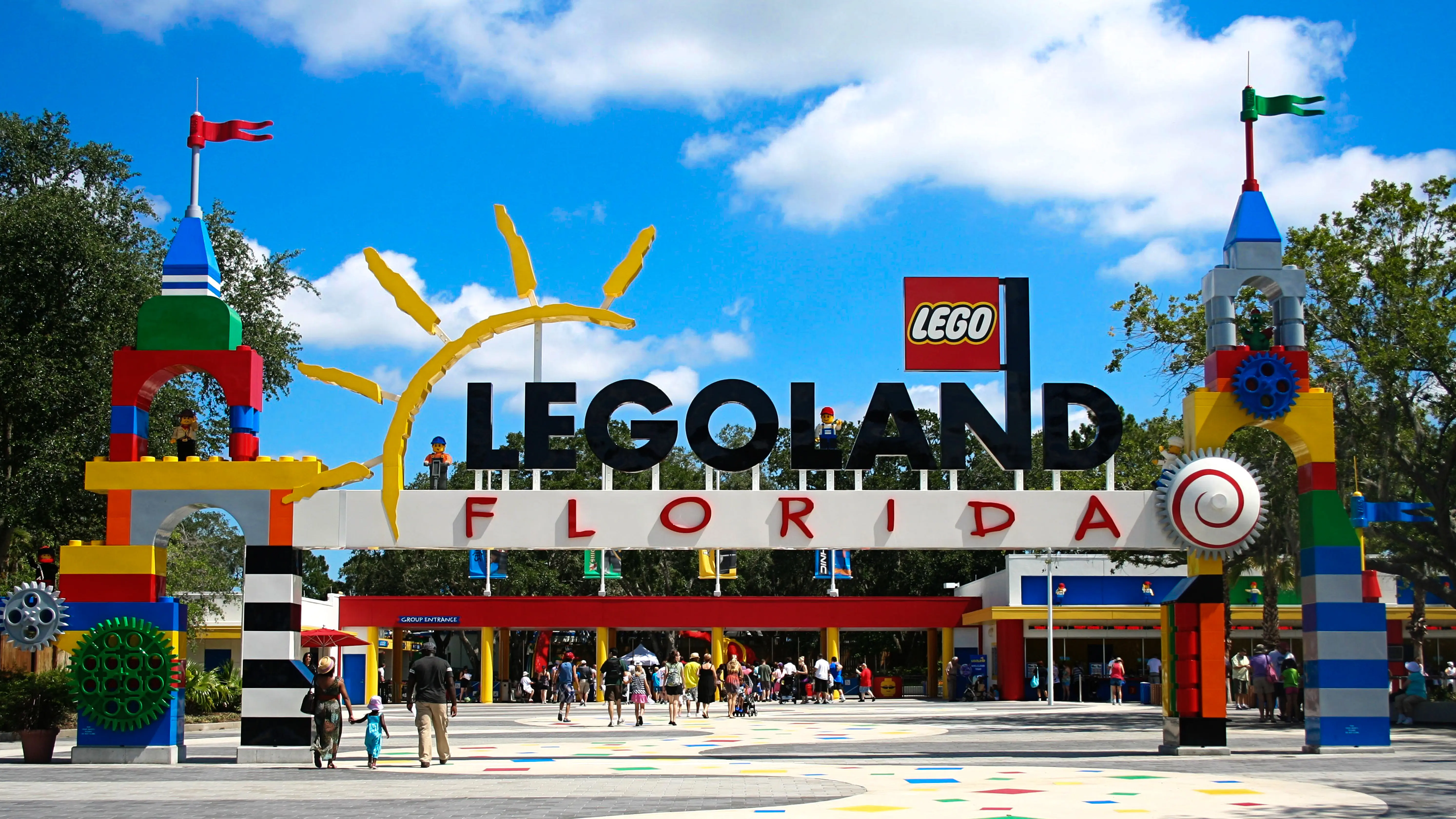Legoland Florida sign in Winter Haven