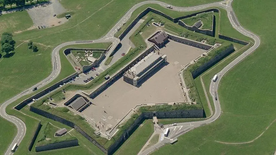 Outdoor aerial image of Citadel Hill (Fort George)