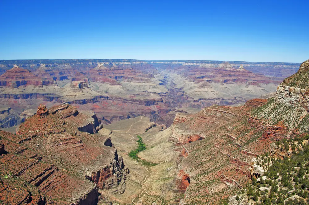 Bright Angel Trail Grand Canyon at Grand Canyon National Park, Arizona
