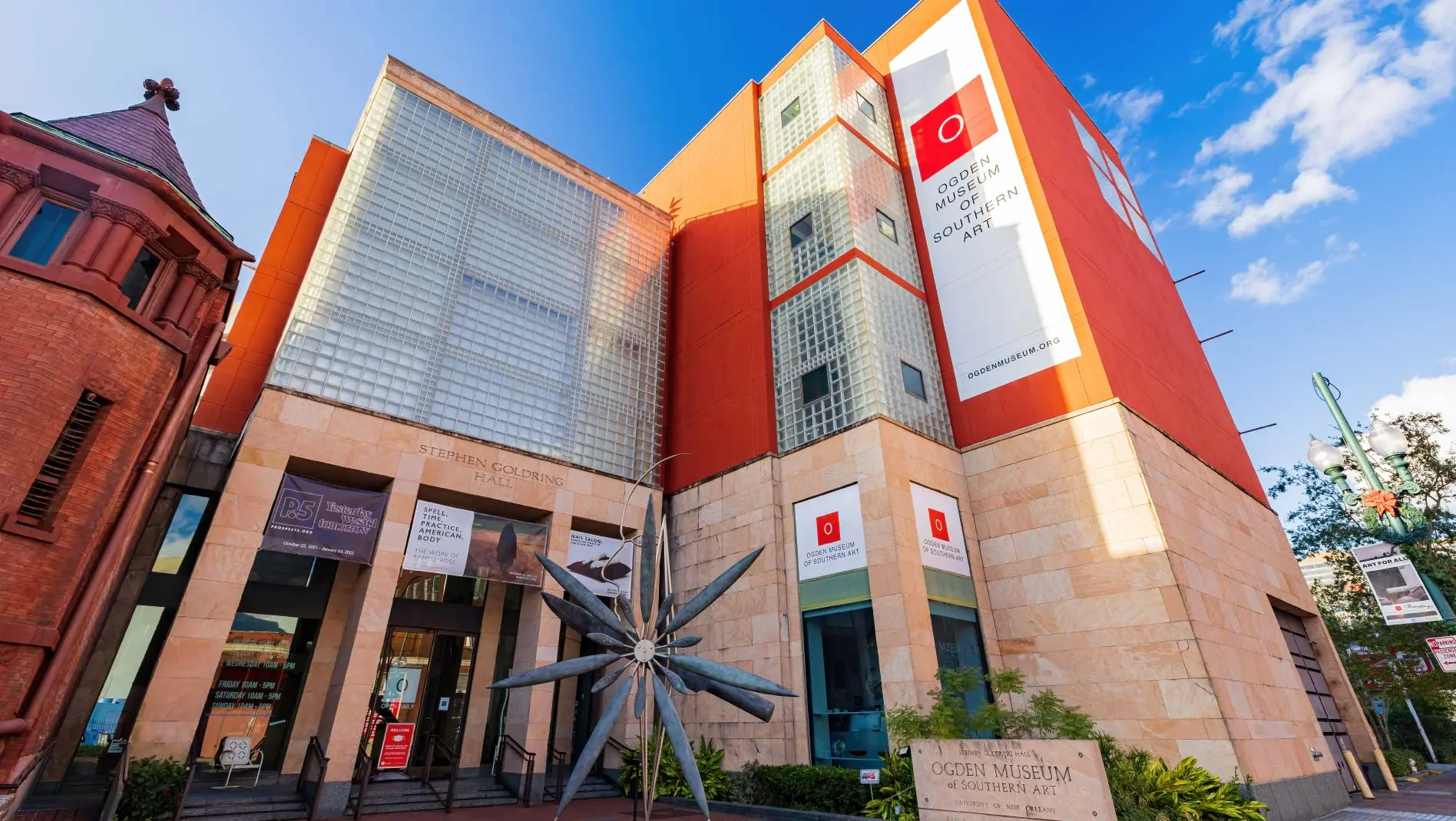 A photo of the Ogden Museum of Southern Art in New Orleans.