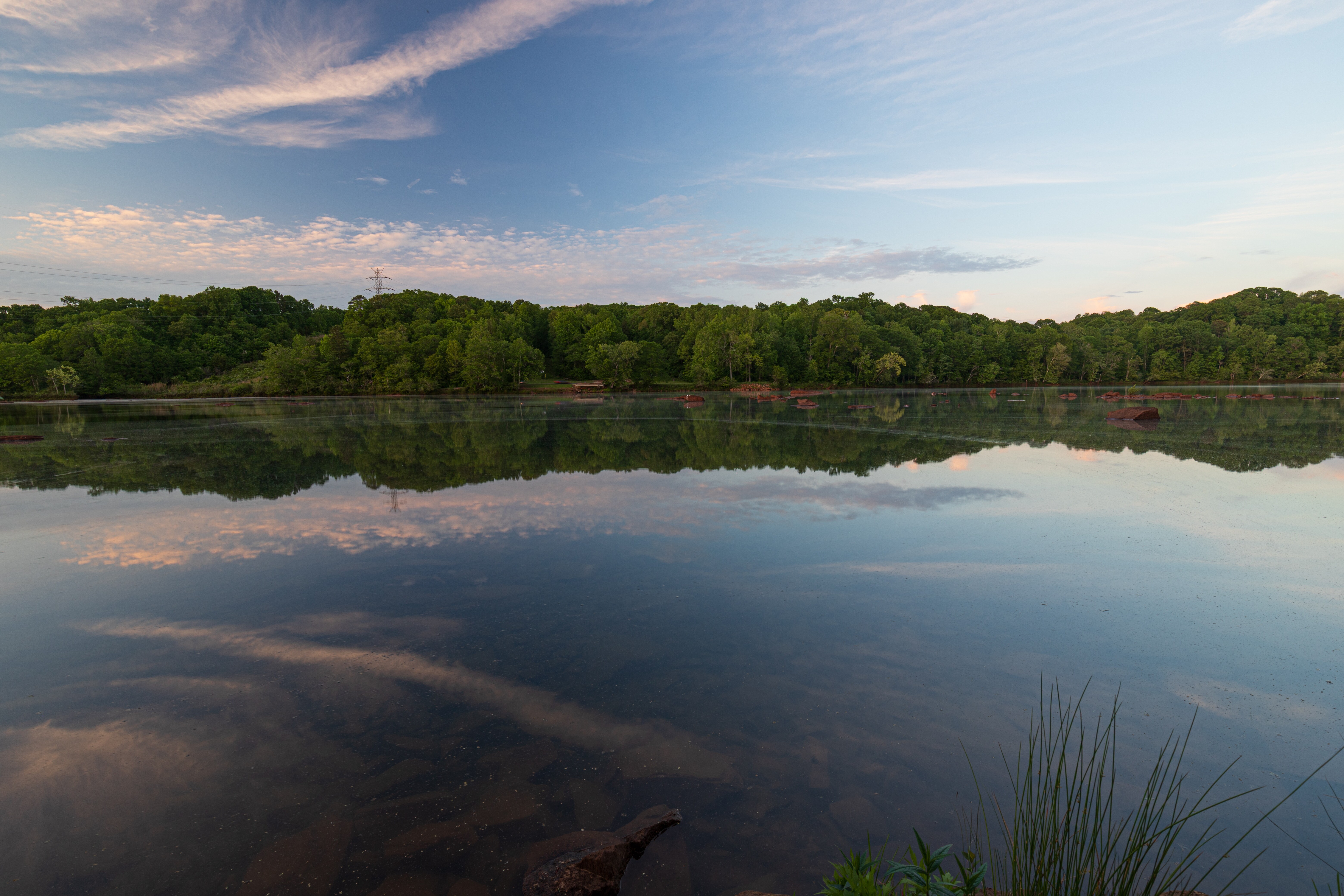 Image of Lake Hartwell in Georgia.