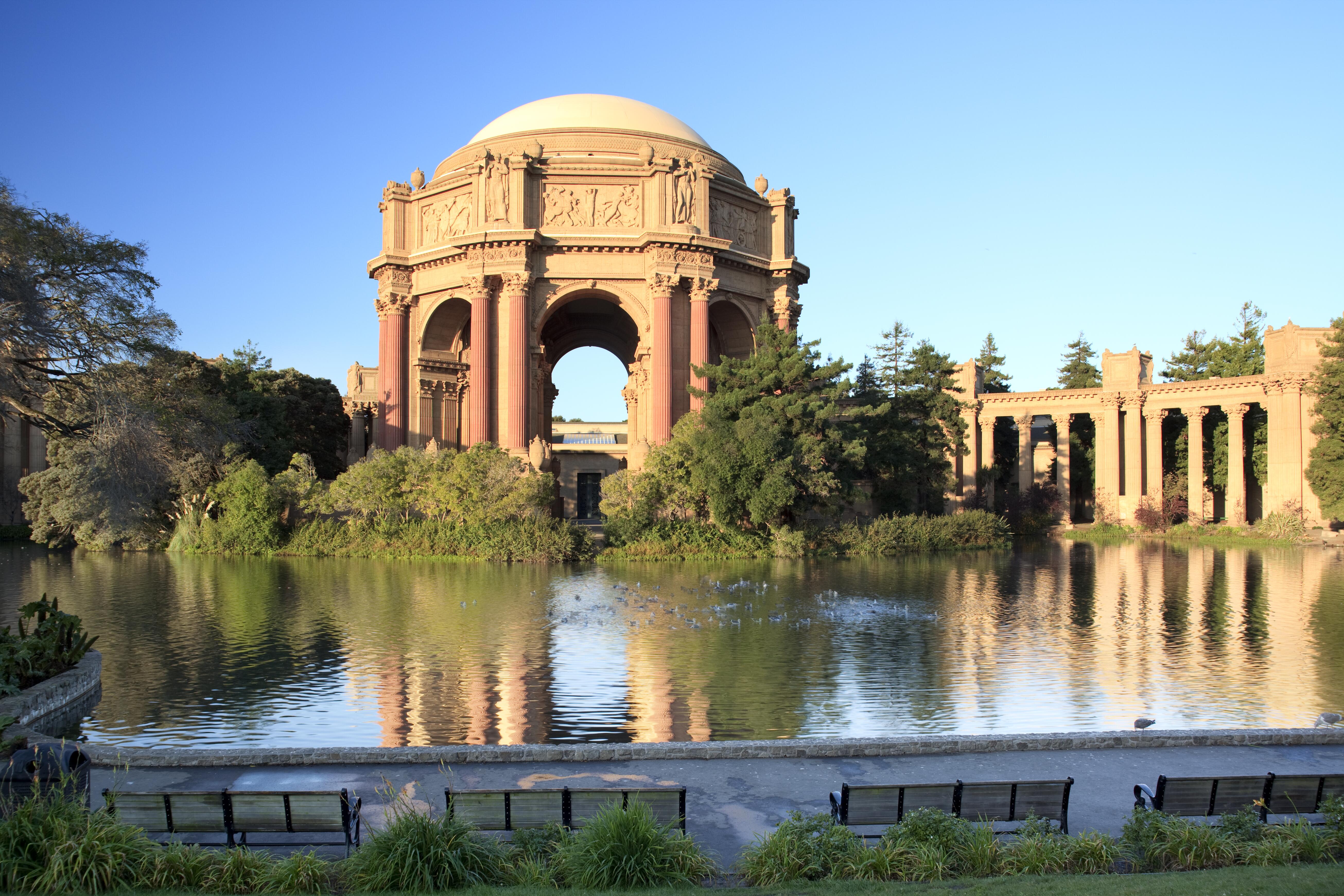 The Palace of Fine Arts in San Francisco