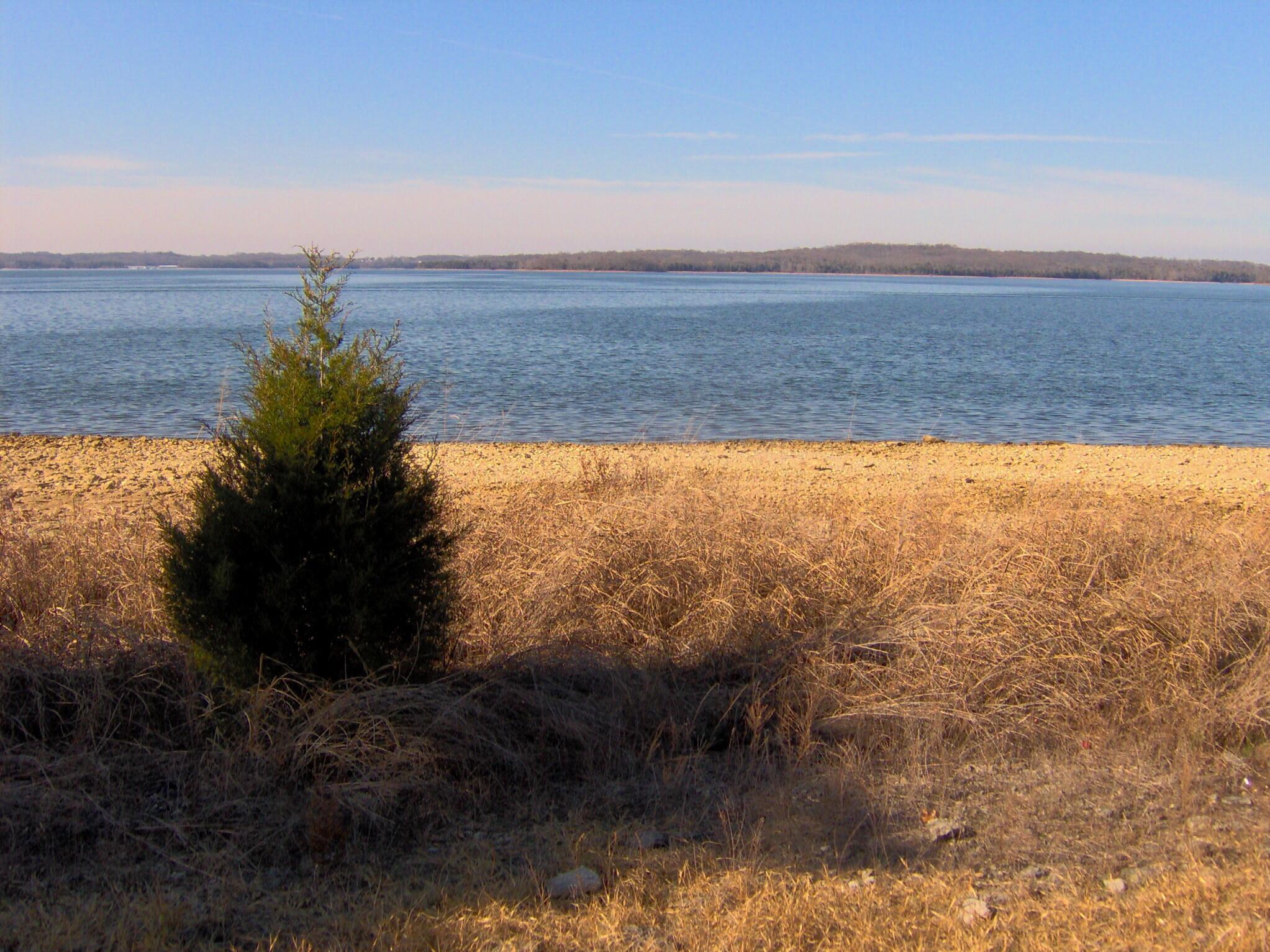 Scenic fall image of Percy Priest Lake in Tennessee.