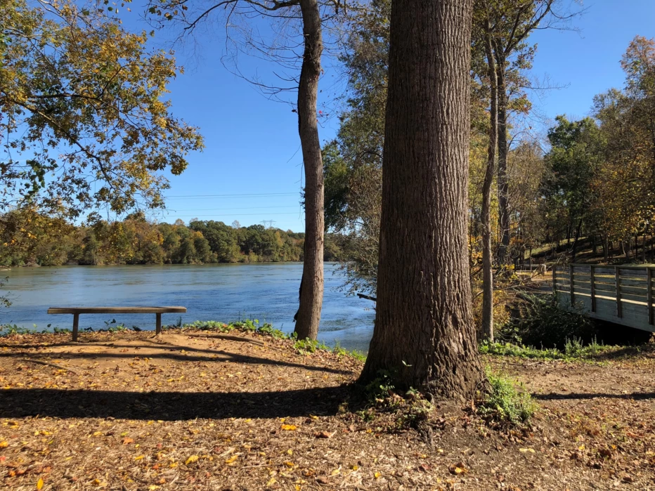 The Piedmont Medical Center Trail, frequently called the Riverwalk, offers a paved, 2.5-mile walkway by the Catawba River. This recreational offering is a short drive away from Charlotte.