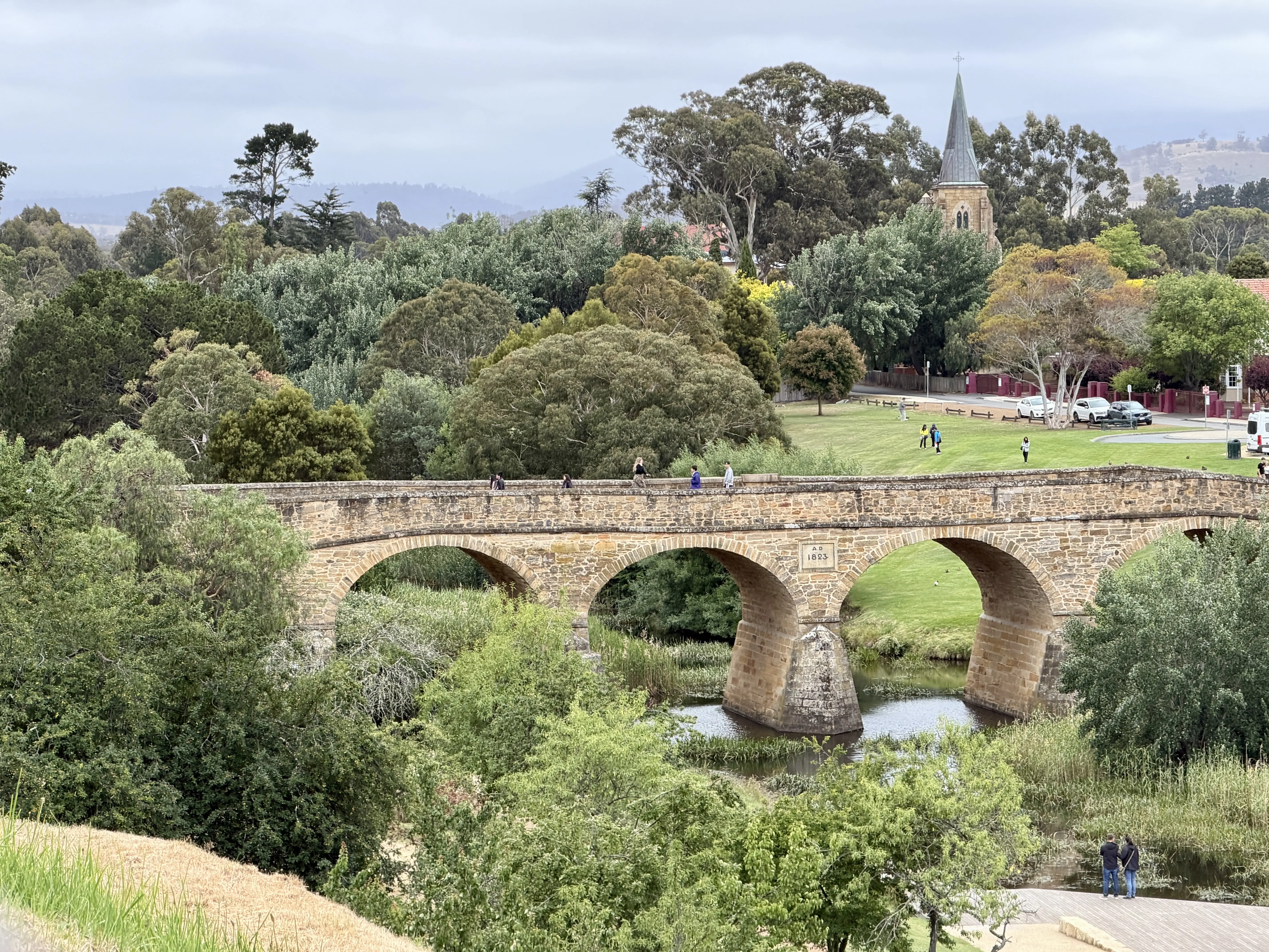 Richmond Bridge in Richmond, Tasmania, Australia
