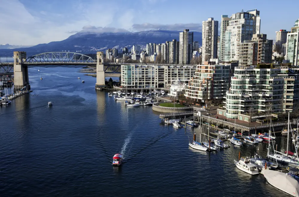 Aquabus ferry in Granville Island, Vancouver