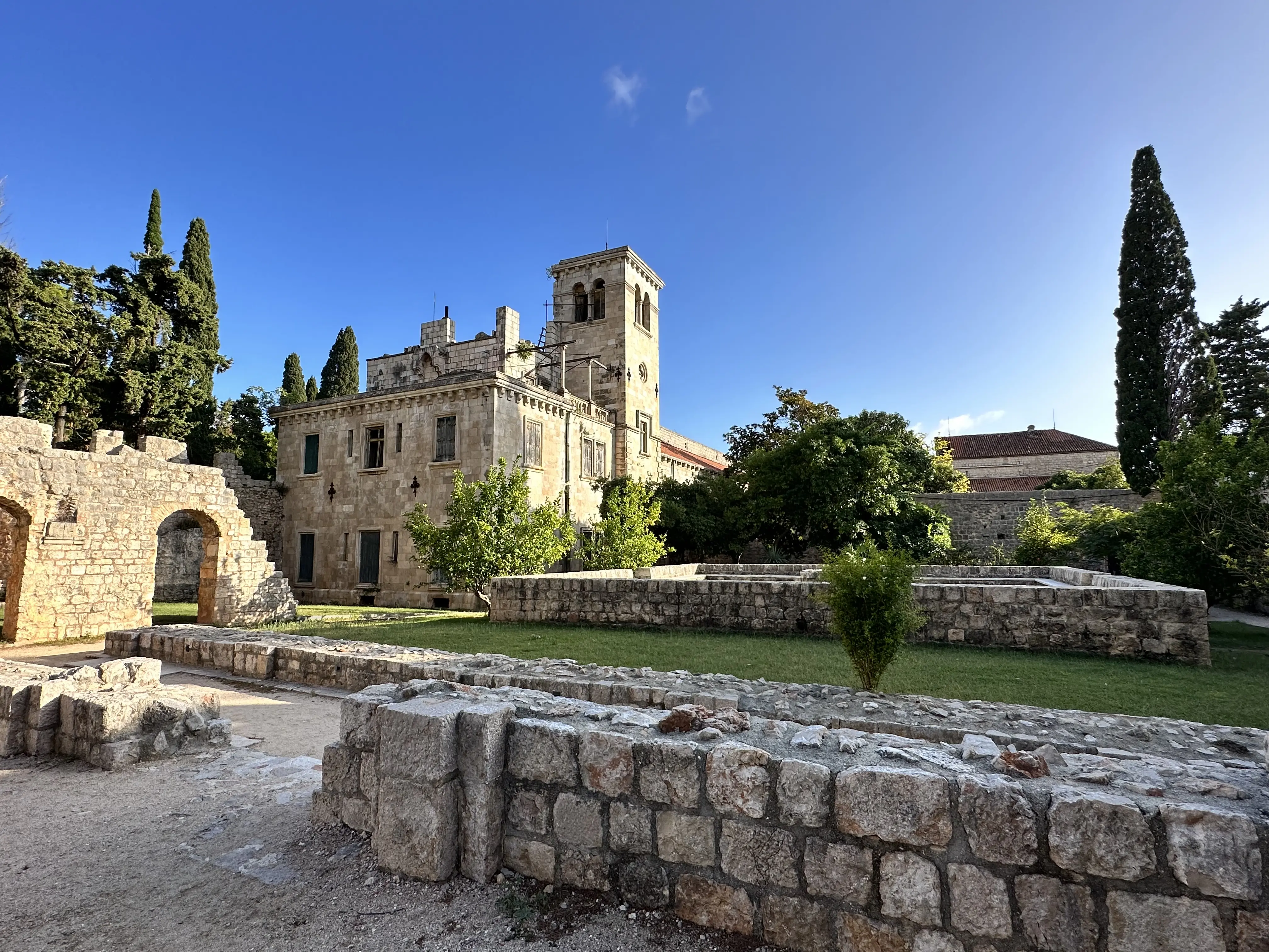 Outdoor image of Lokrum Benedictine Monastery on Lokrum Island.