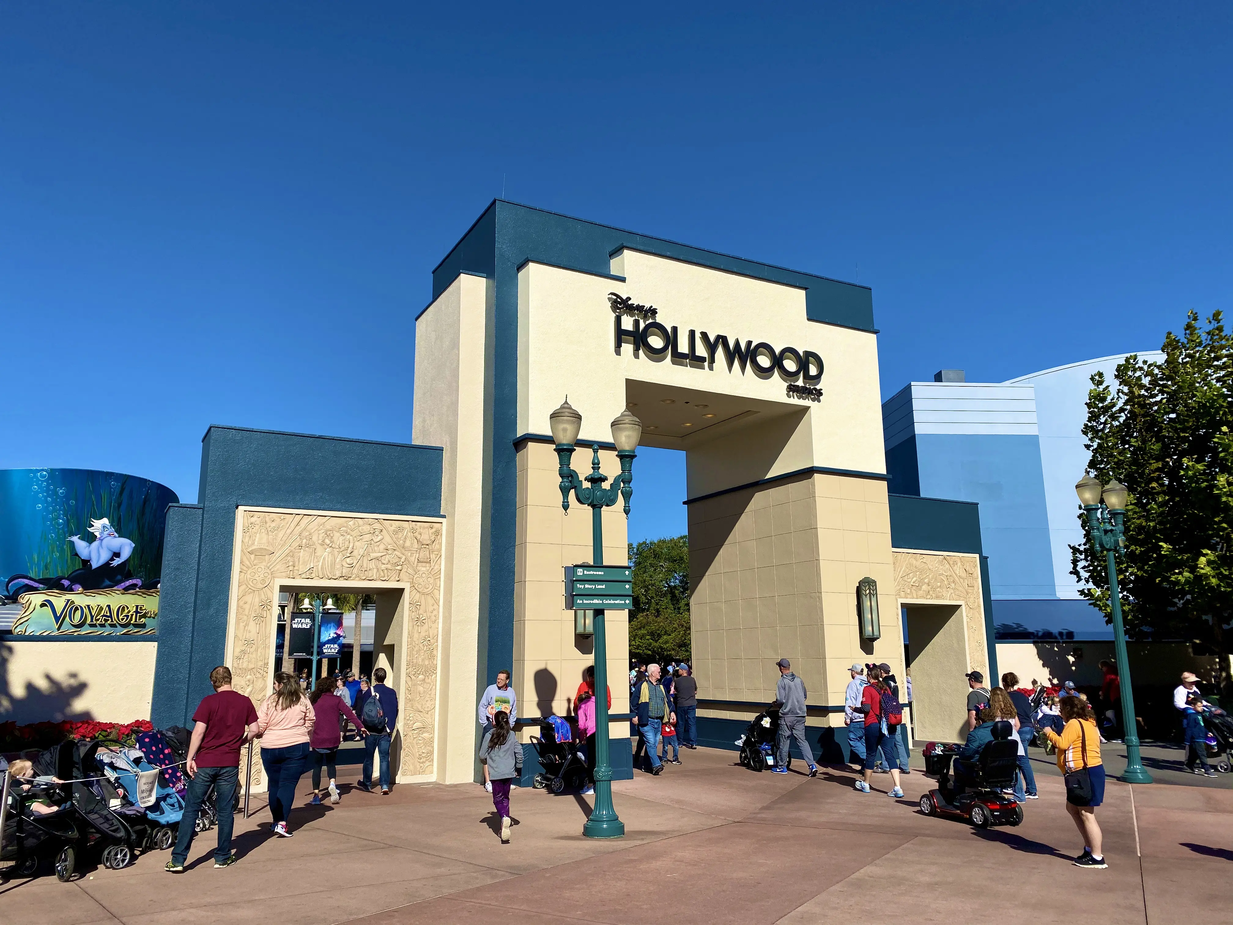 Image of the archway to Animation Courtyard at Disney's Hollywood Studios.