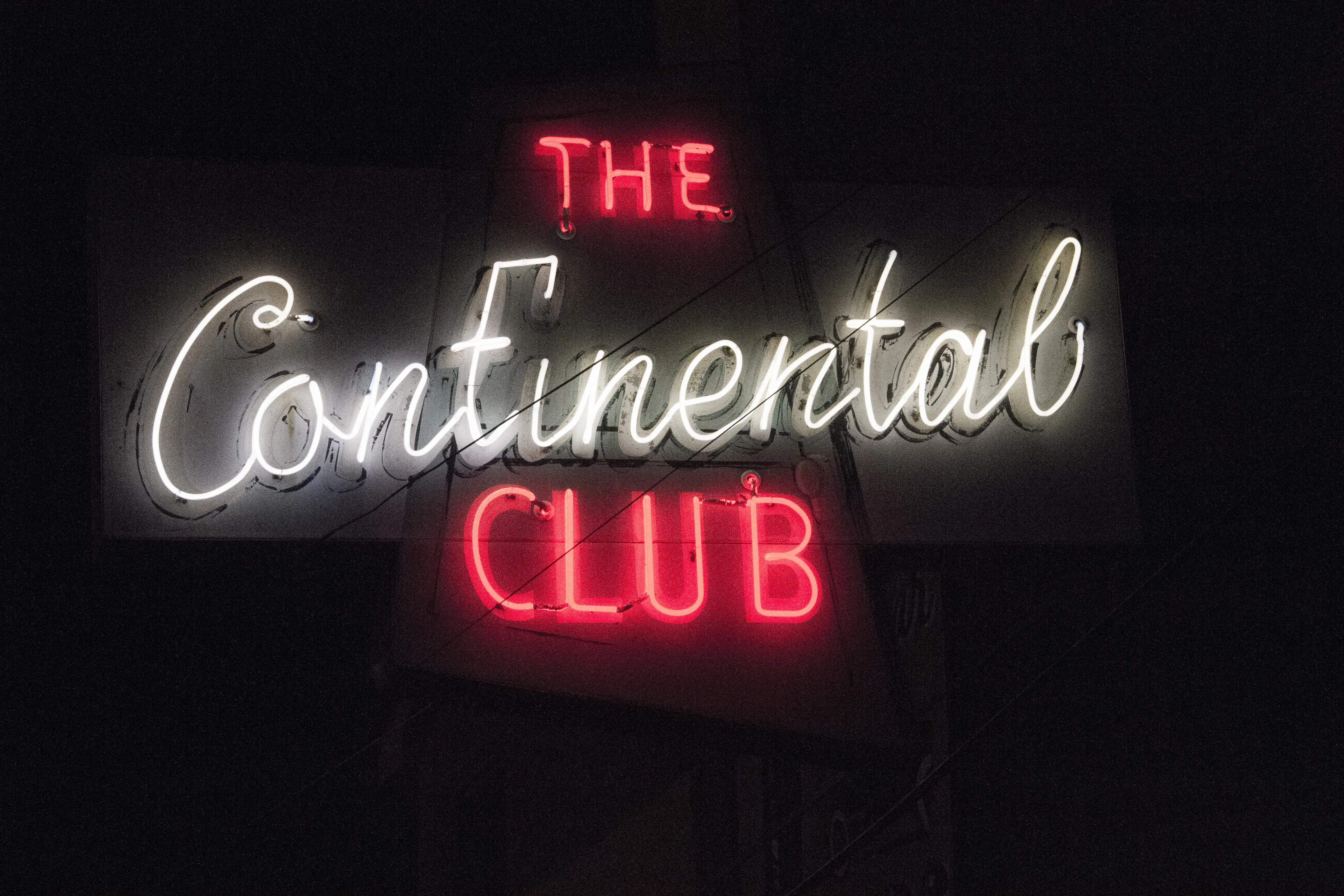 Sign of The Continental Club's