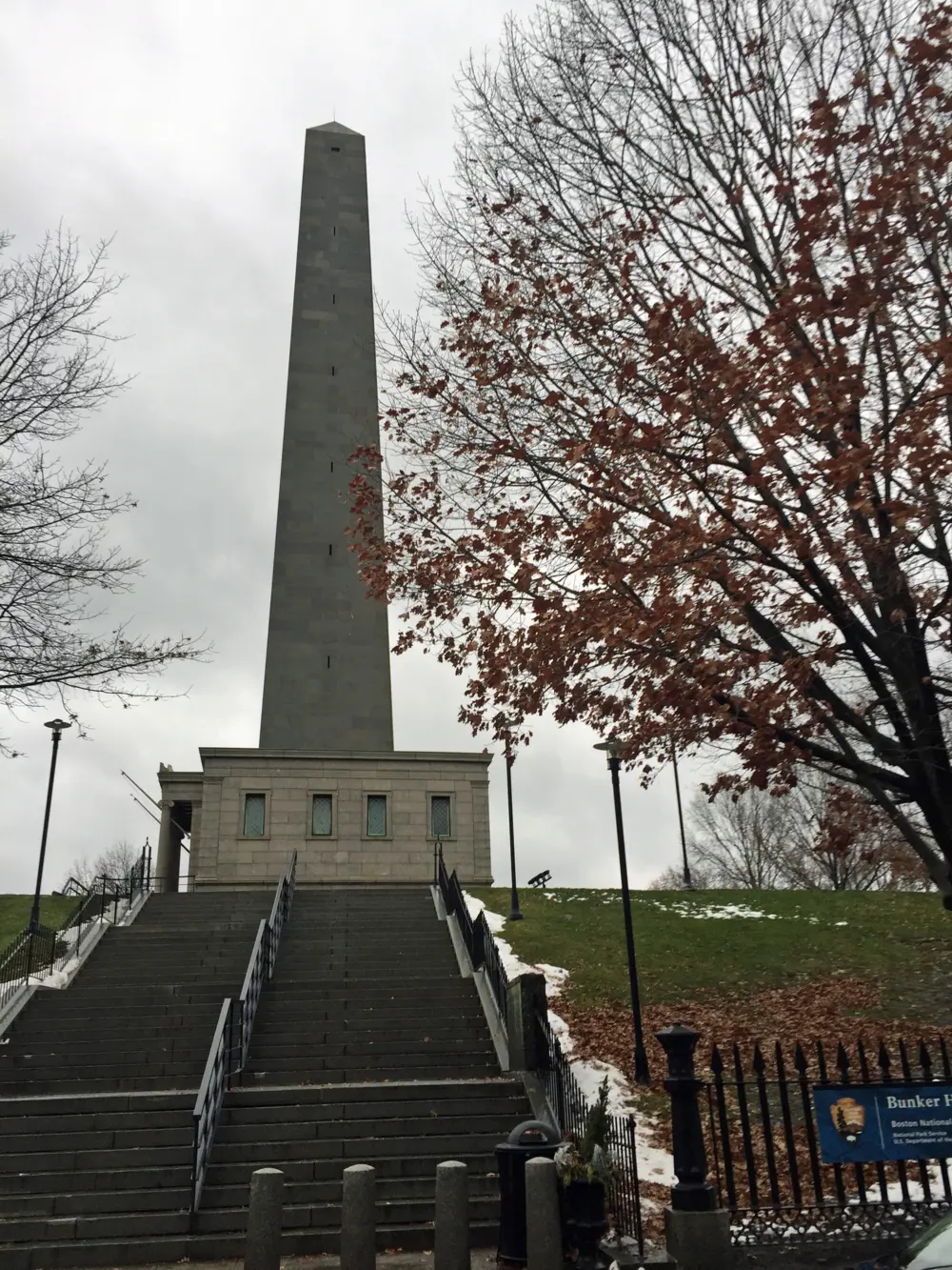 Bunker Hill Monument in Boston Massachusetts
