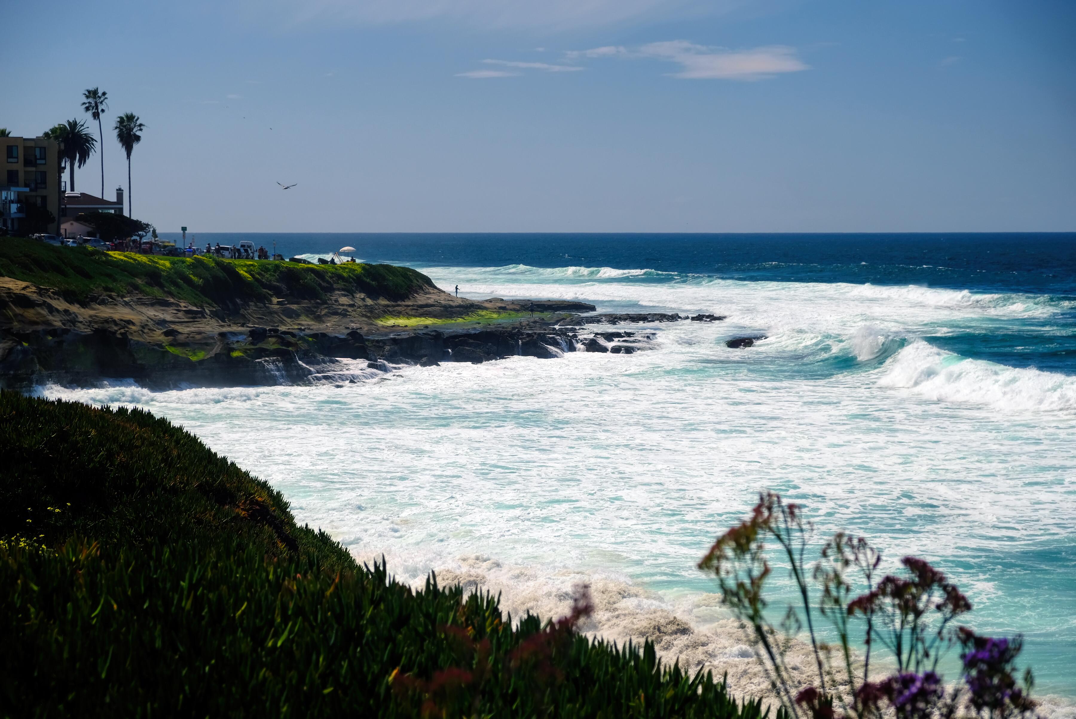 Image of a Pacific Ocean beach in California.
