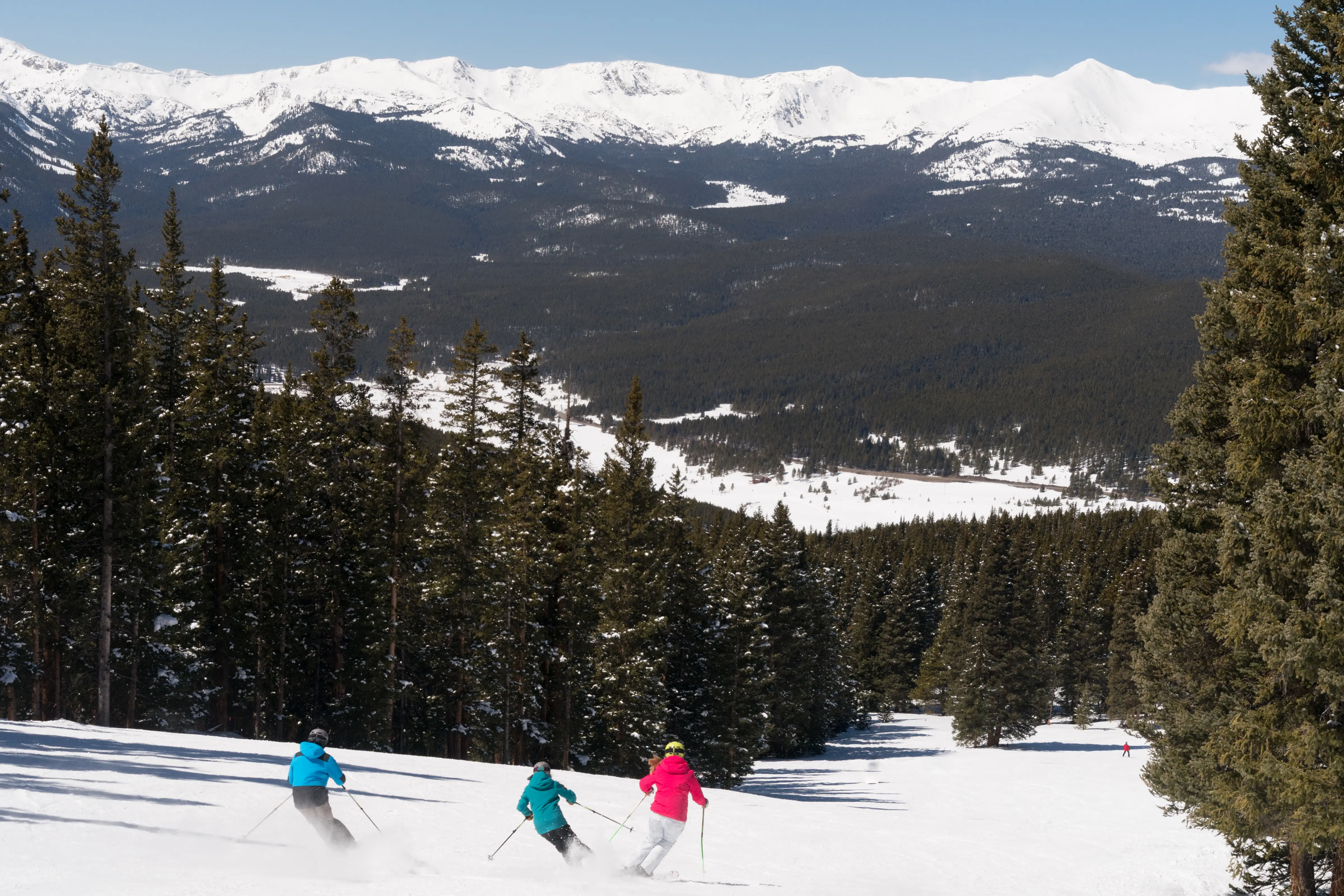 Skiiers hit the slopes at Cooper View