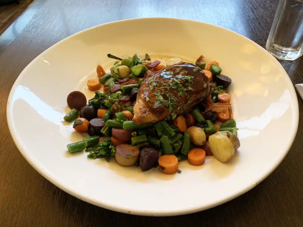 This gastropub serving California cuisine is a great place to hang out after work or grab a meal with friends.