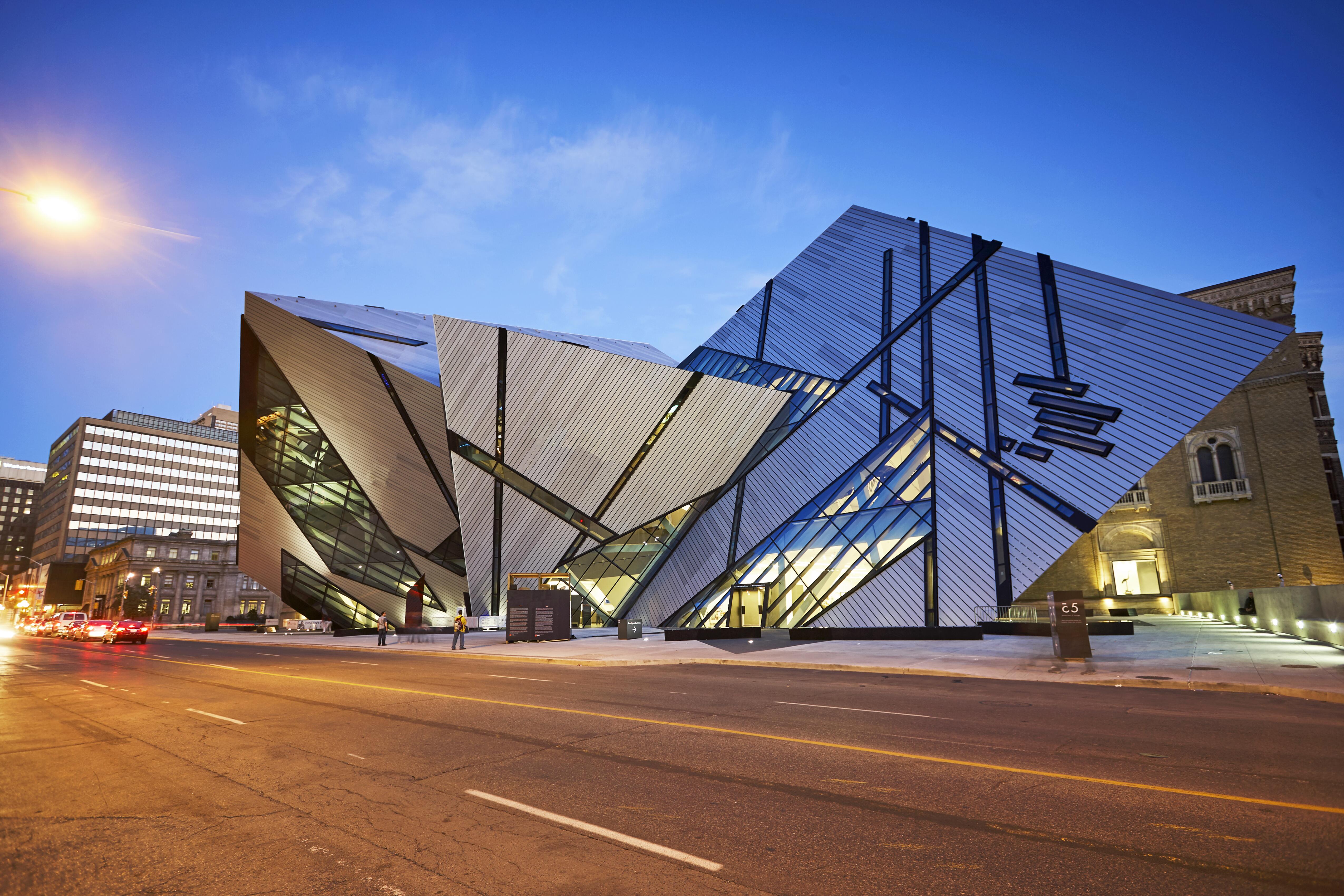 Exterior image of the Royal Ontario Museum.
