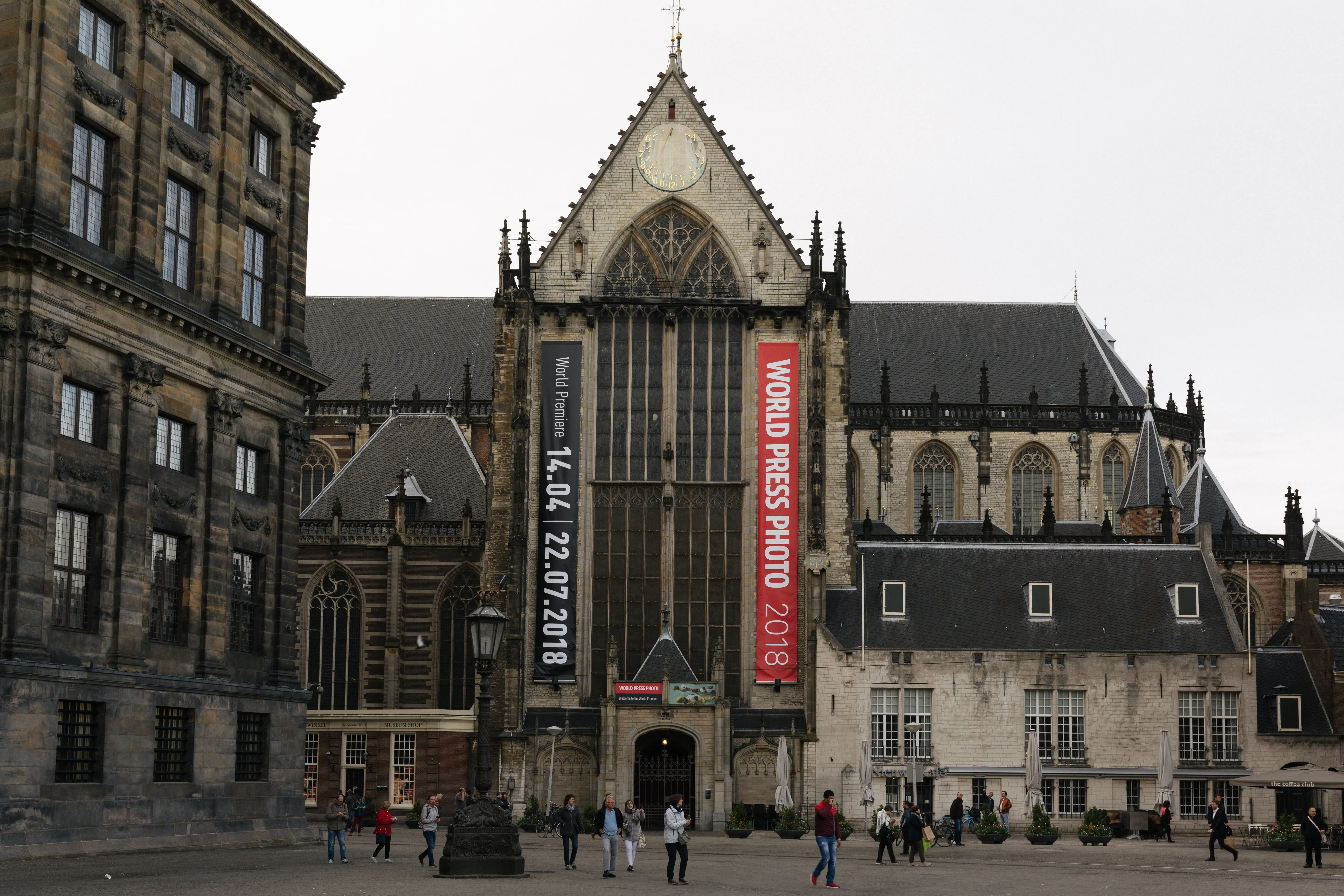 Exterior image of the New Church (Nieuwe Kerk) in Amsterdam.