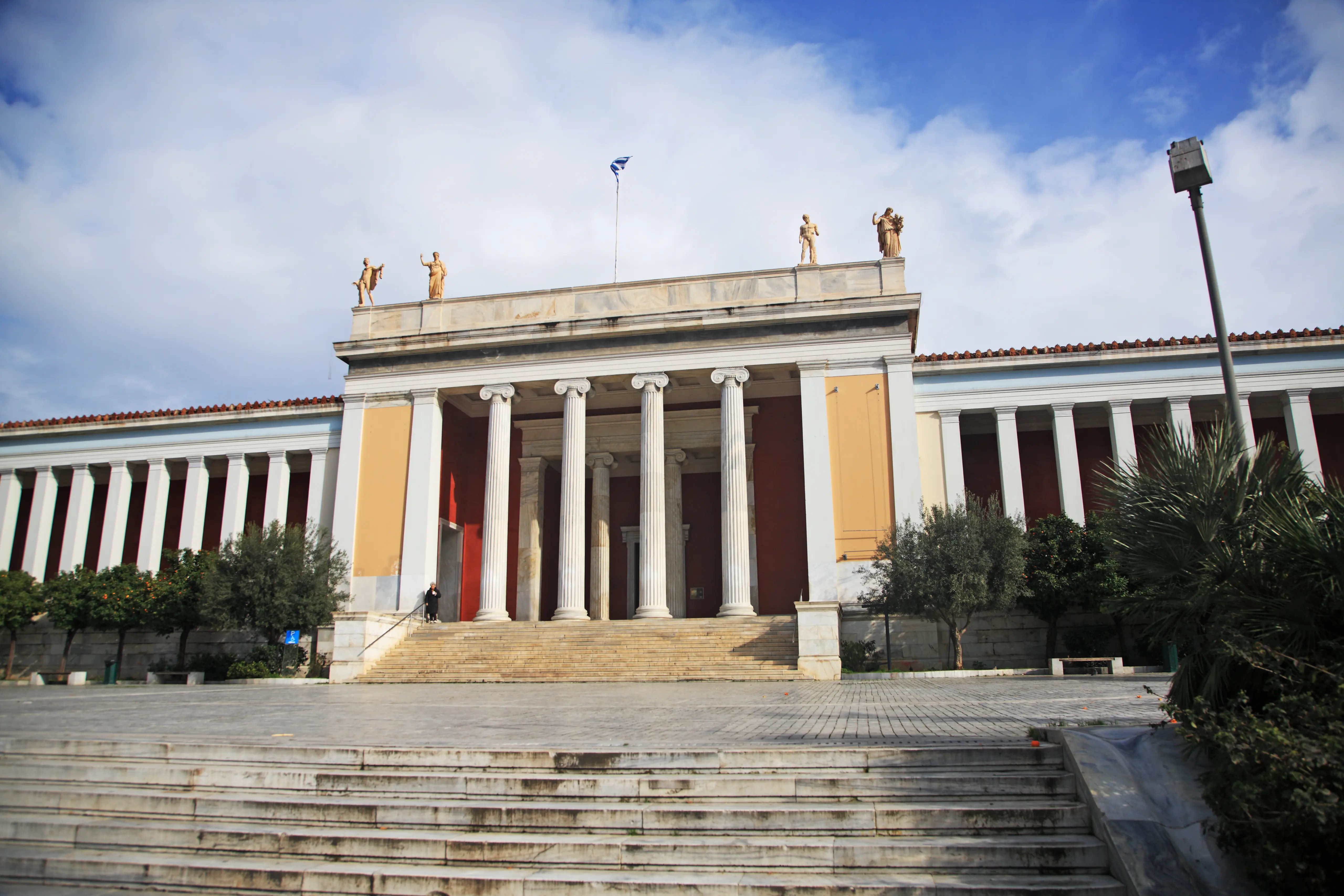 Exterior image of the Athens National Archaeological Museum building.