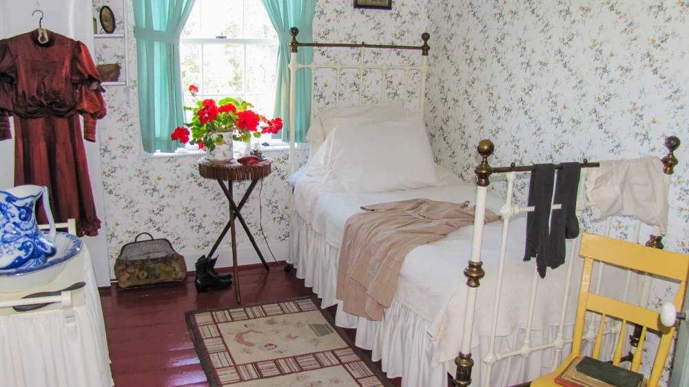 Bedroom at the Green Gables Heritage Place in Cavendish Prince Edward Island Canada