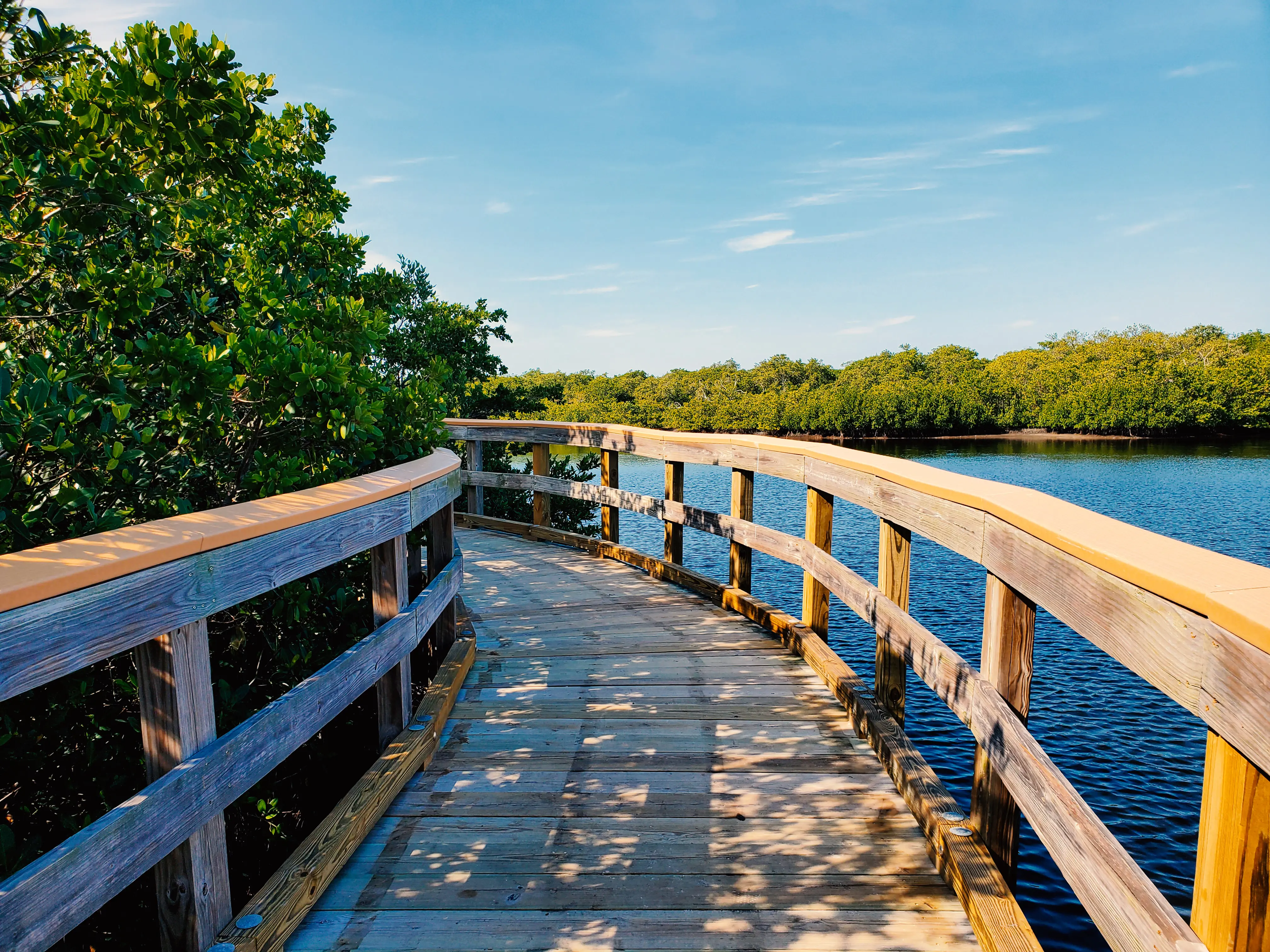Amazing view of nature and walking Trails at the Riverwalk in Bradenton city, Florida