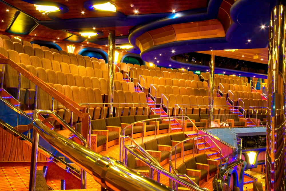 Theater and entertainment on Carnival Cruise Ship