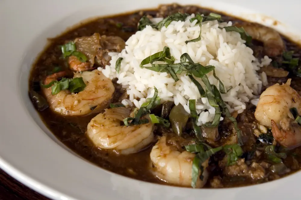 Shrimp etouffee with rice
