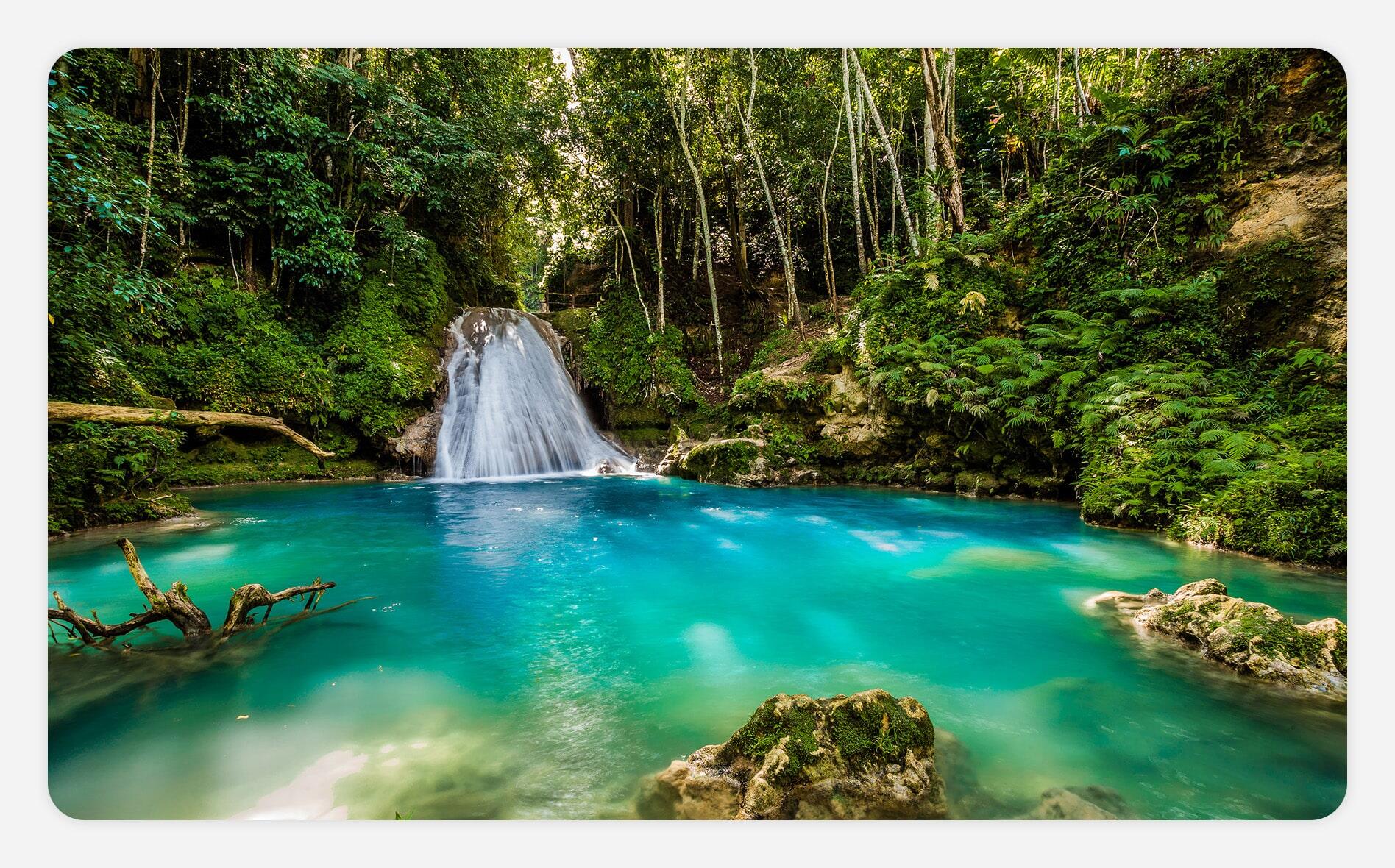 Waterfall in Jamaica