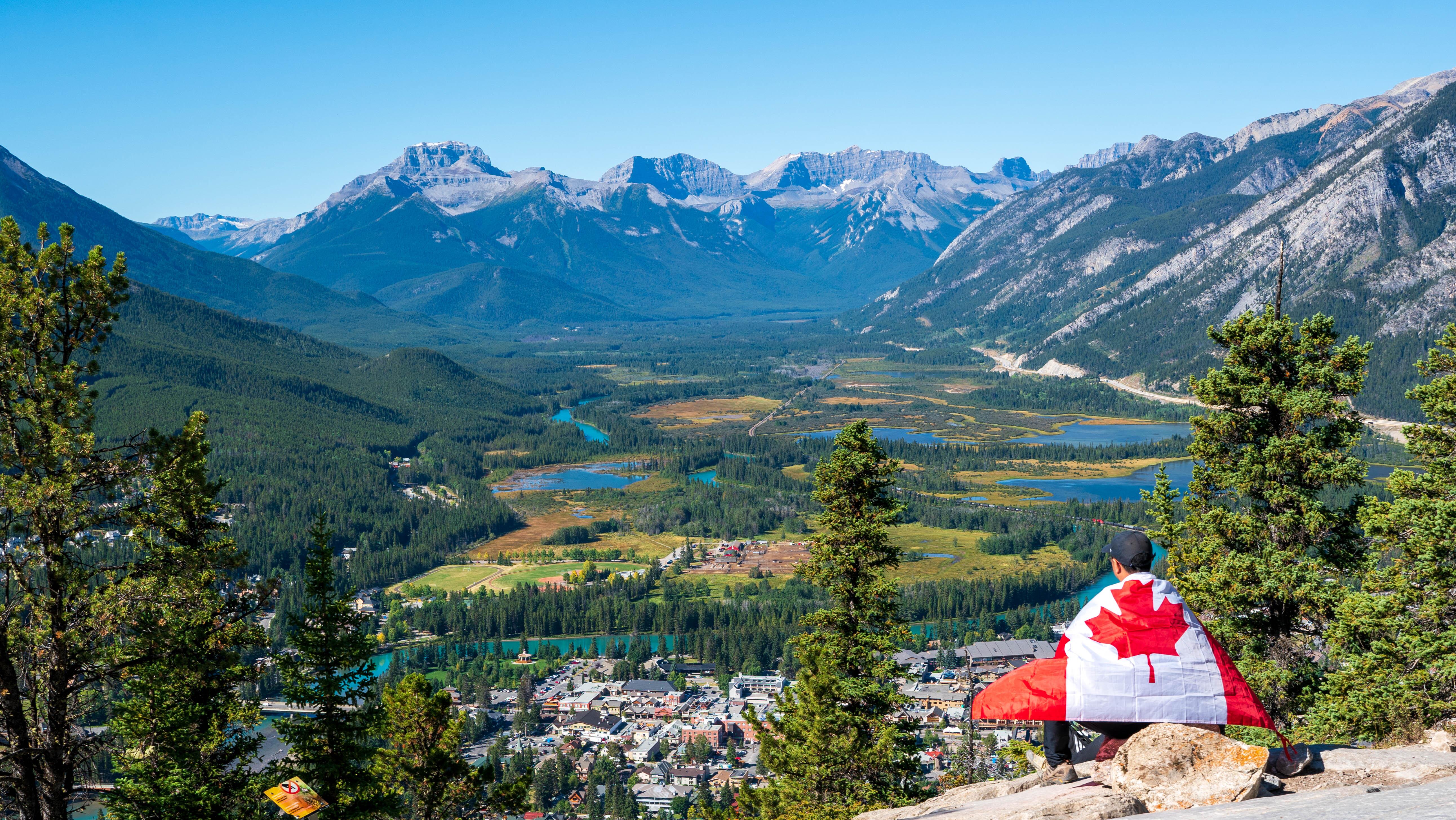 Photo of hiking views in Banff, Canada