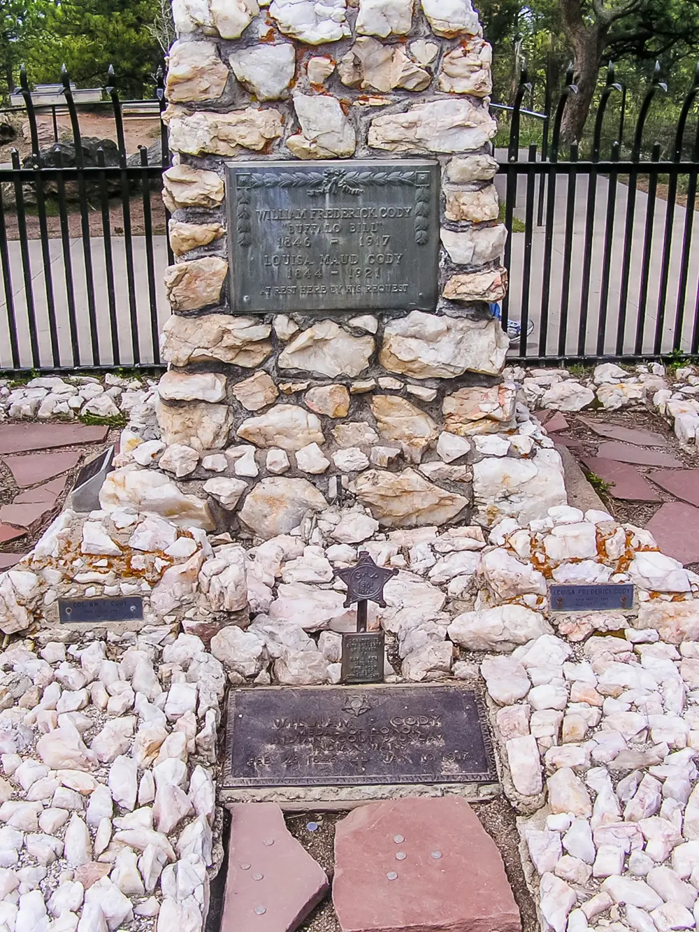 Buffalo Bill Grave in Lookout Mountain Park near Denver, Colorado