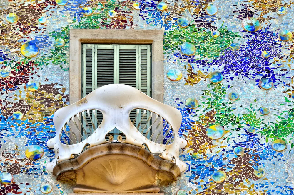 Casa Batllo Facade. The famous building designed by Antoni Gaudi is one of the major touristic attractions in Barcelona, Spain; Shutterstock ID 768317557; Purchase Order: AAA Vacations; Job: 2020 AAA Vacations guide/website