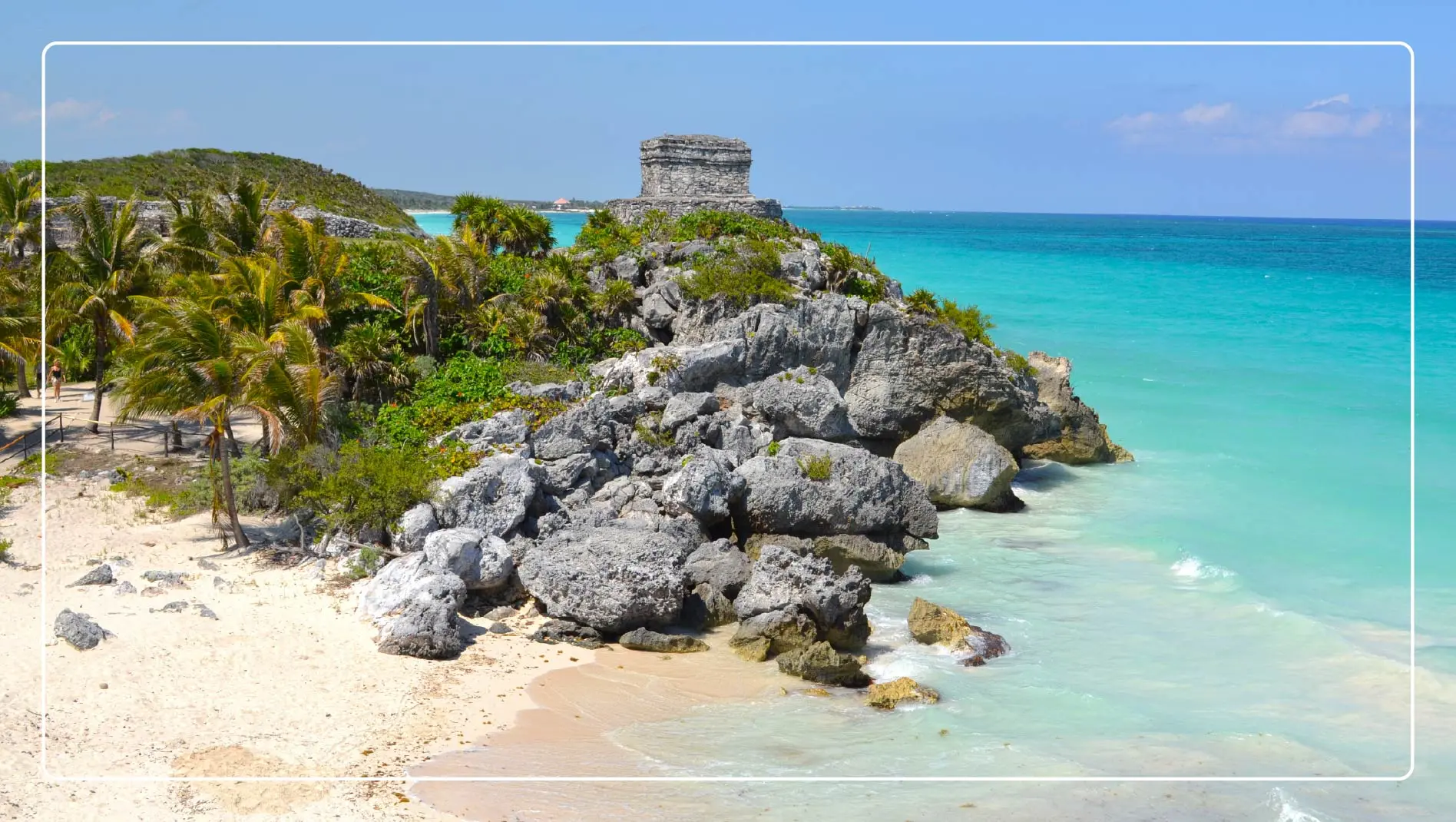 Some of the Tulum Ruins in Riviera Maya, Mexico.