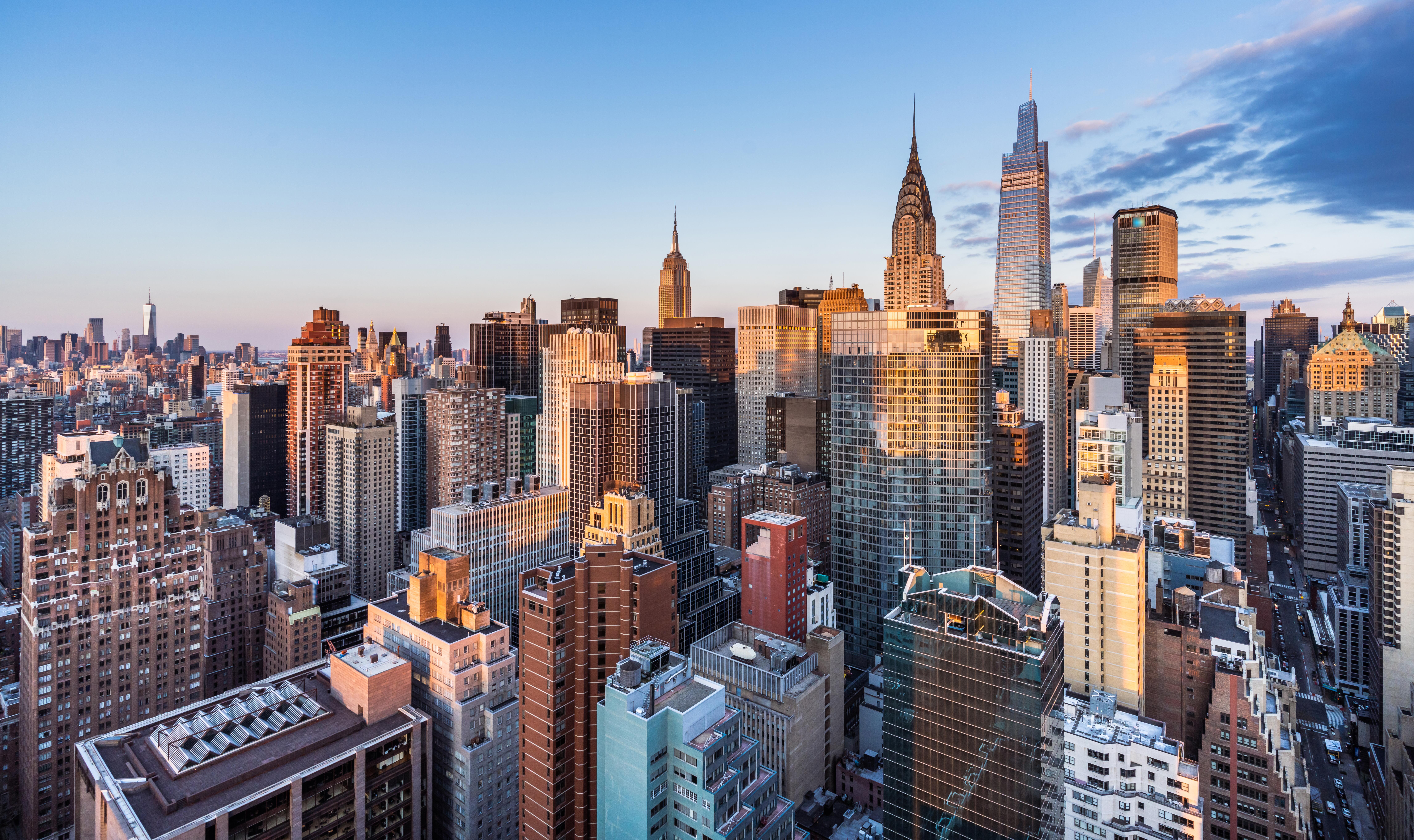 Image of New York City's midtown skyline.