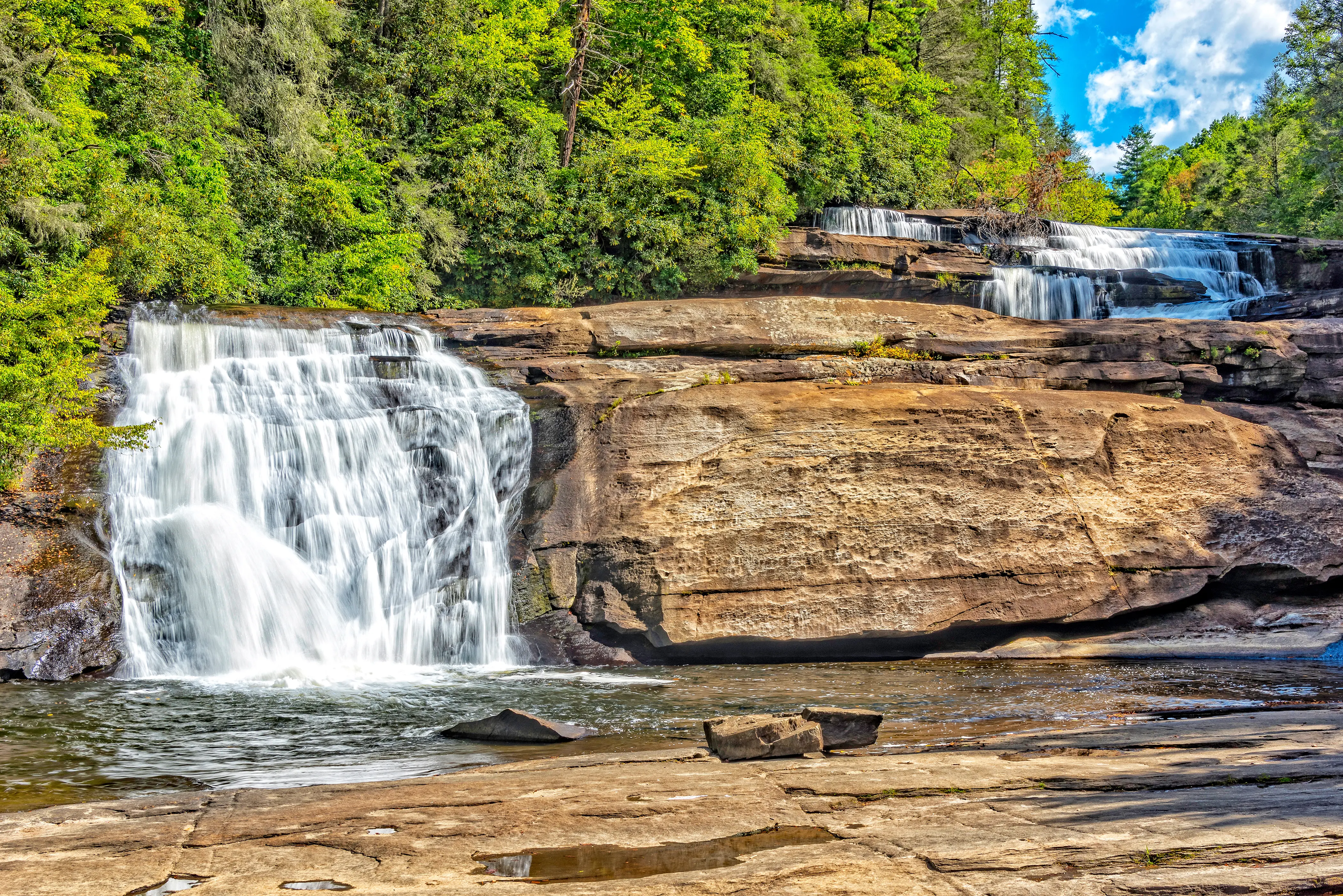 Triple Falls at Dupont State Park