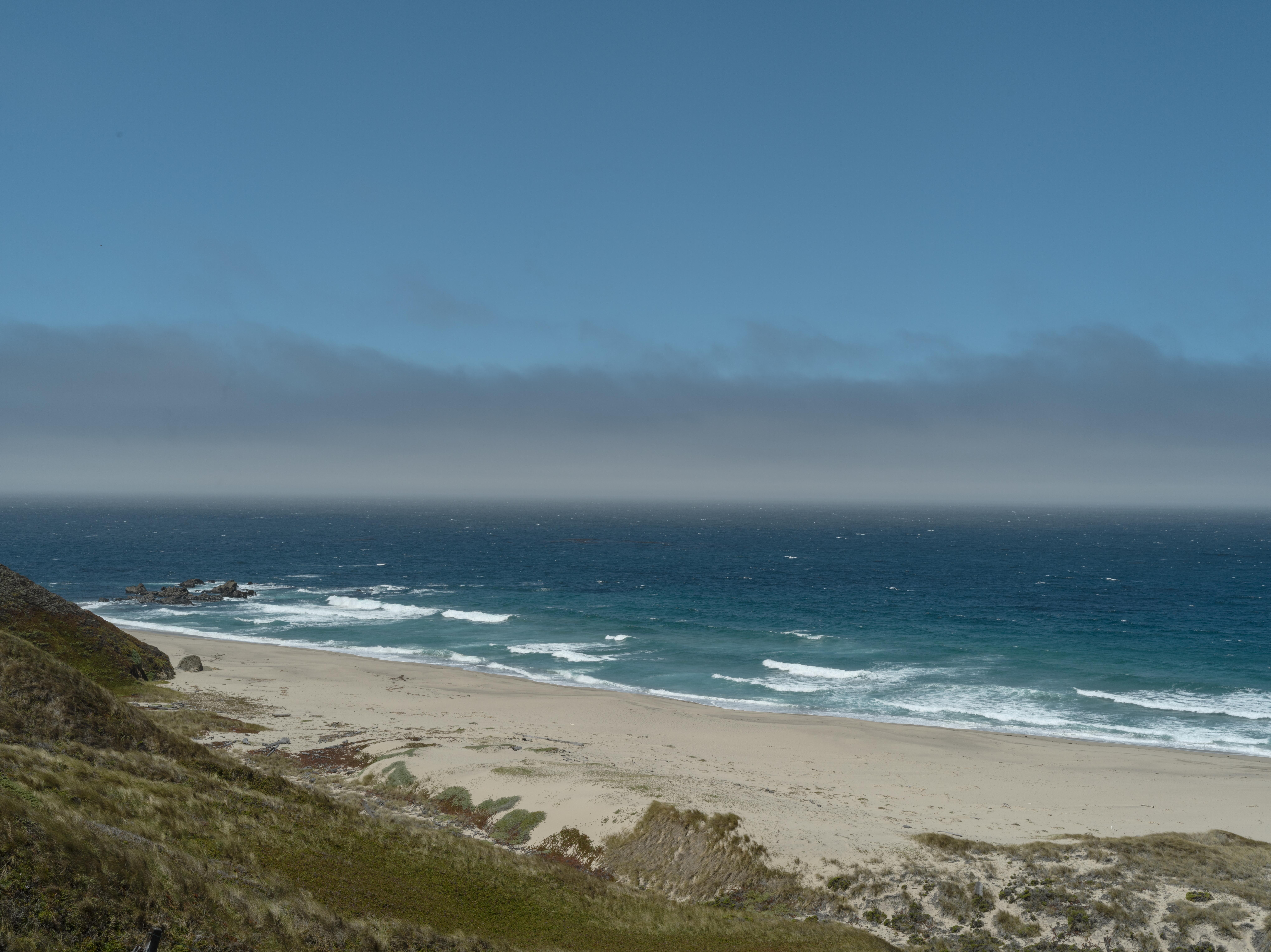 Image of rock formations along the California Coast.