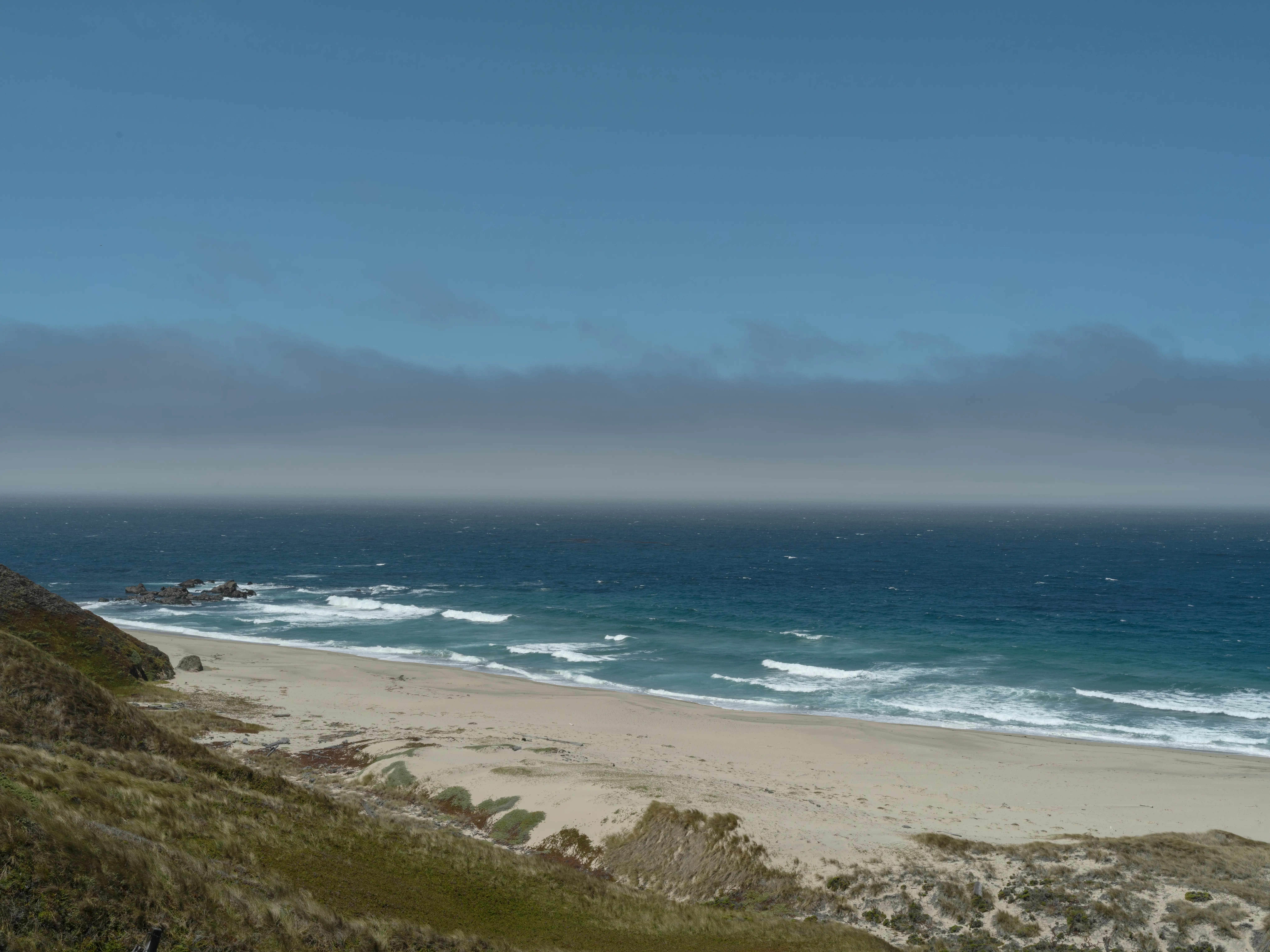 Image of rock formations along the California Coast.