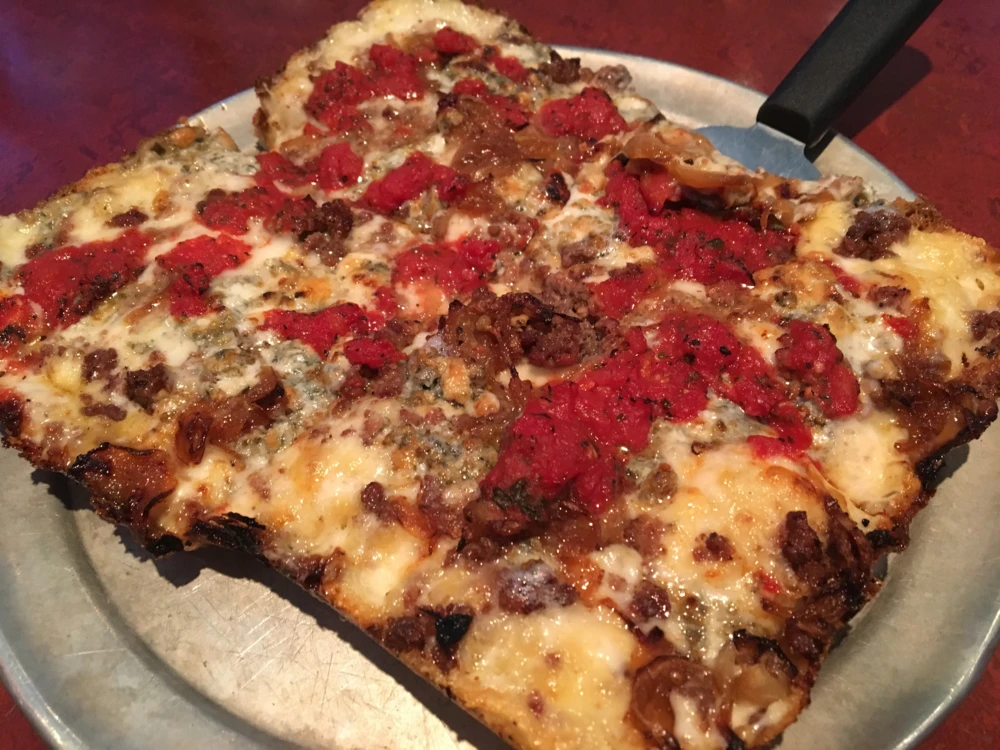 Pizza at Buddys Restaurant Pizzeria in Dearborn Michigan