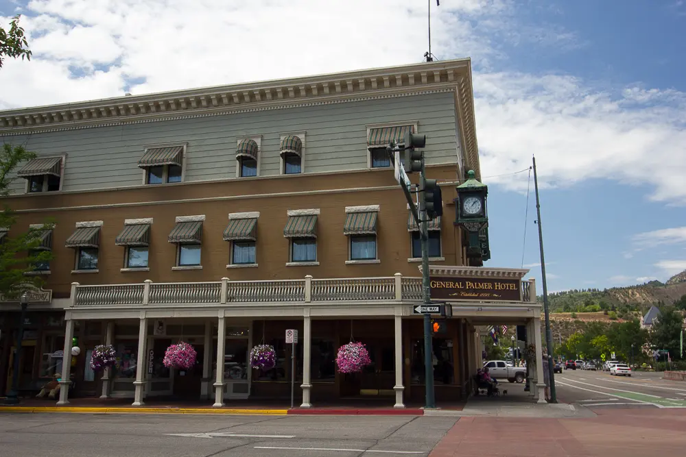 Downtown, shops, Durango, Colorado