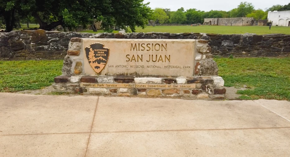 Mission San Juan Capistrano in San Antonio Missions National Historic Park.