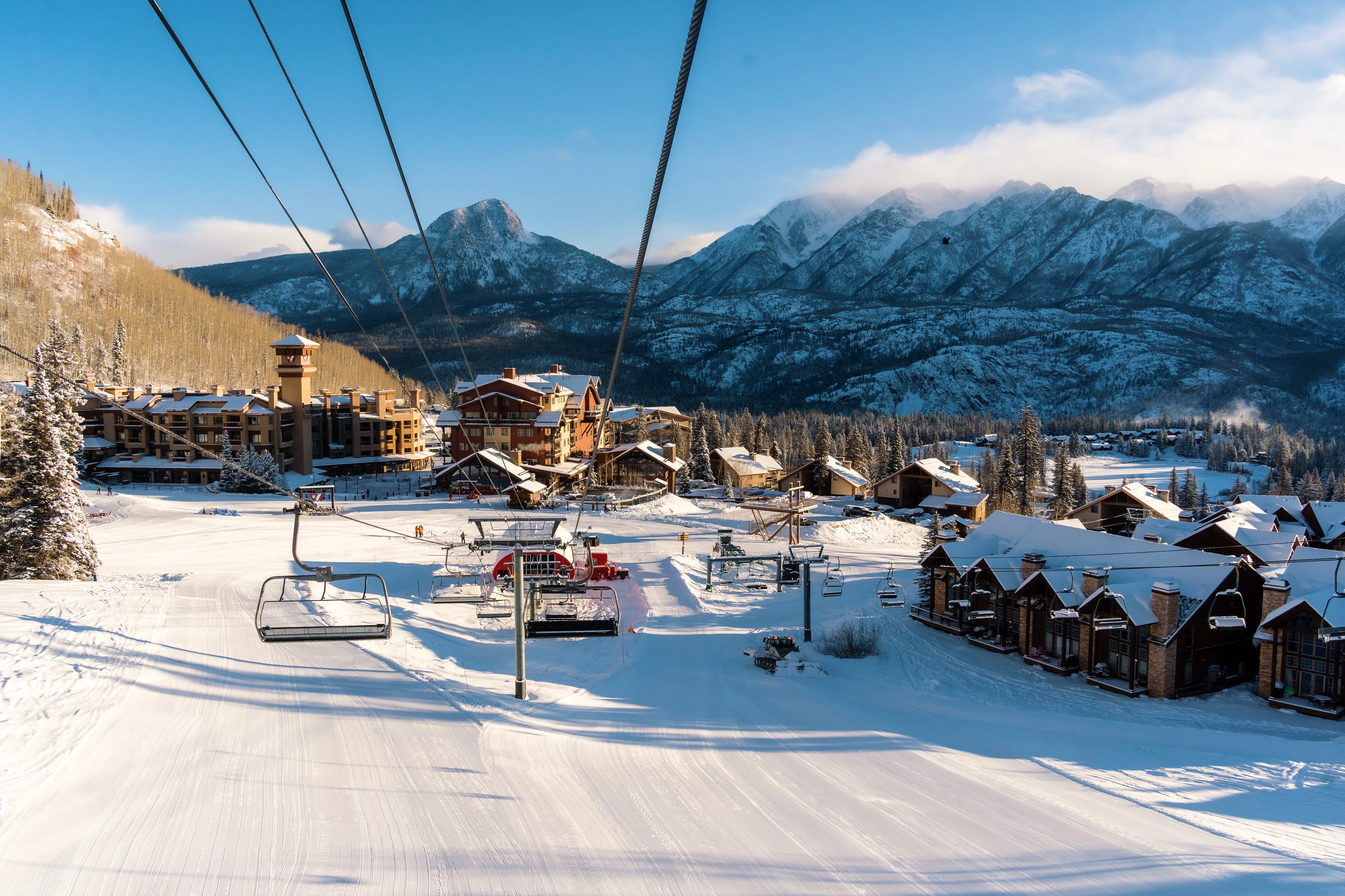 A view on the lift at Purgatory